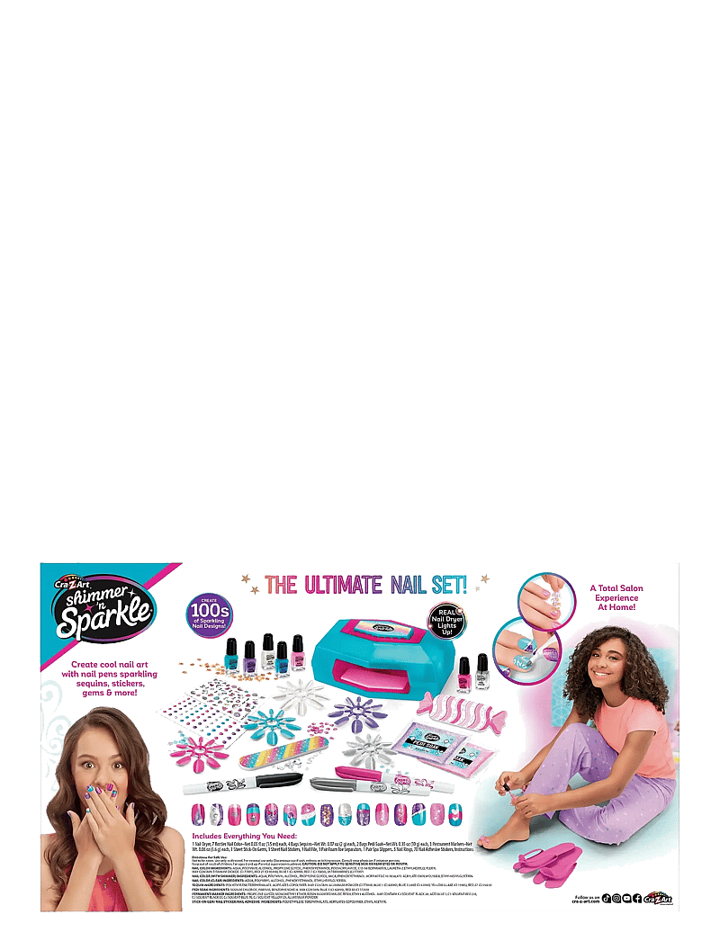 SHIMMER N SPARKLE - SHIMMER N SPARKLE DELUXE MANICURE AND PEDICURE - smycken & accessoarer - multi colour - 1