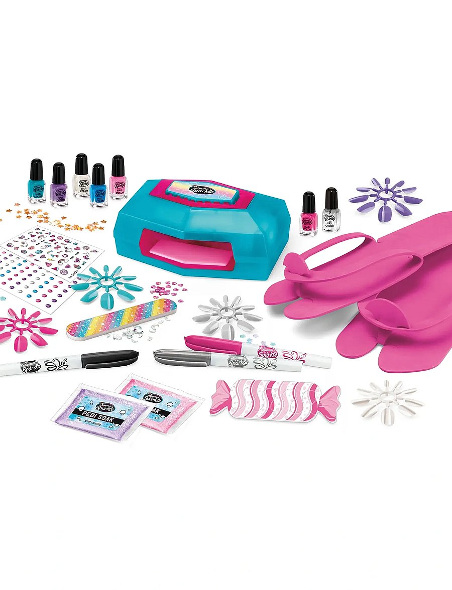 SHIMMER N SPARKLE - SHIMMER N SPARKLE DELUXE MANICURE AND PEDICURE - gervi förðunarvörur & fylgihlutir - multi colour - 0
