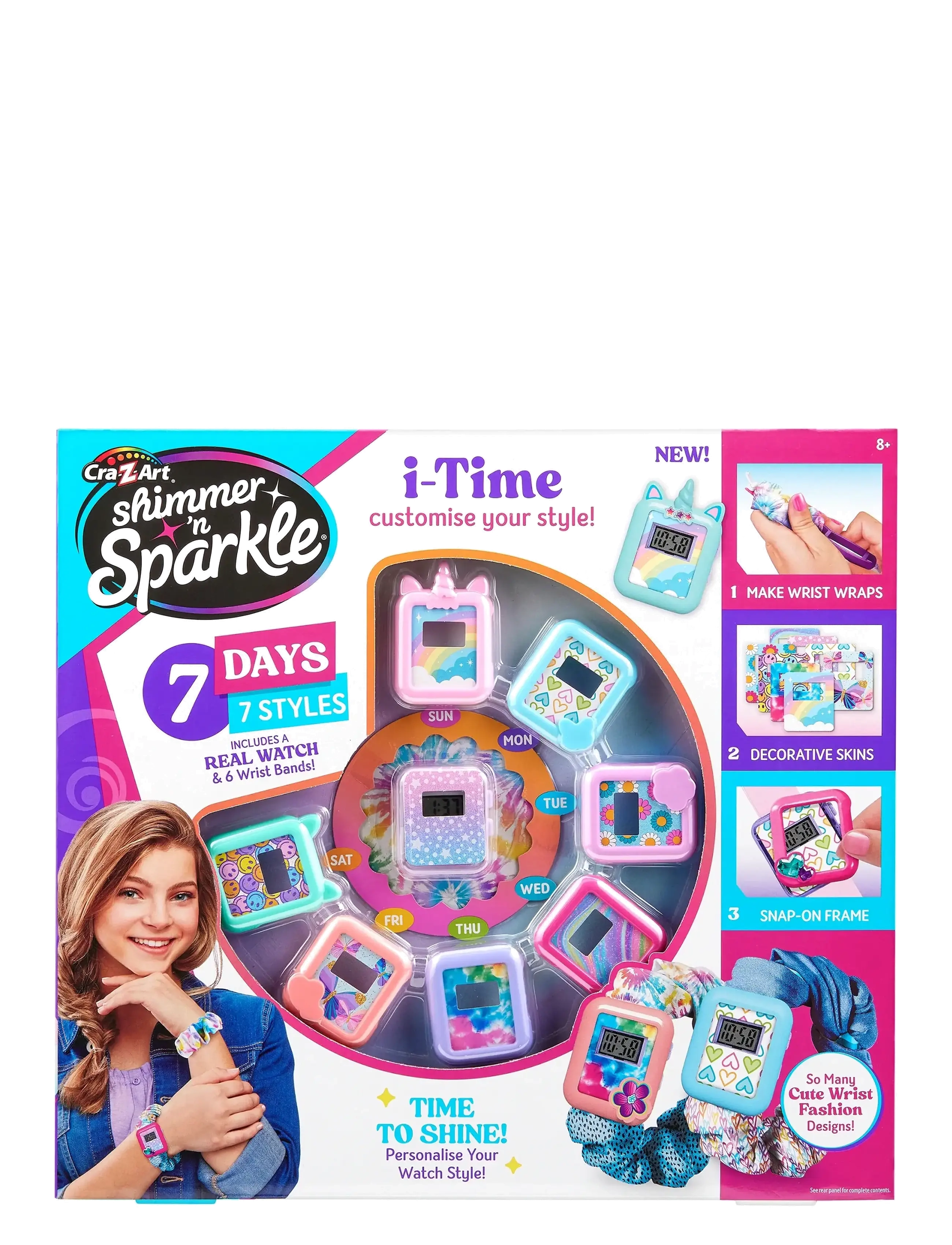 SHIMMER N SPARKLE I Time, Børn, Jewellery & Tilbehør, Multi/mønstret, Str: ONE SIZE