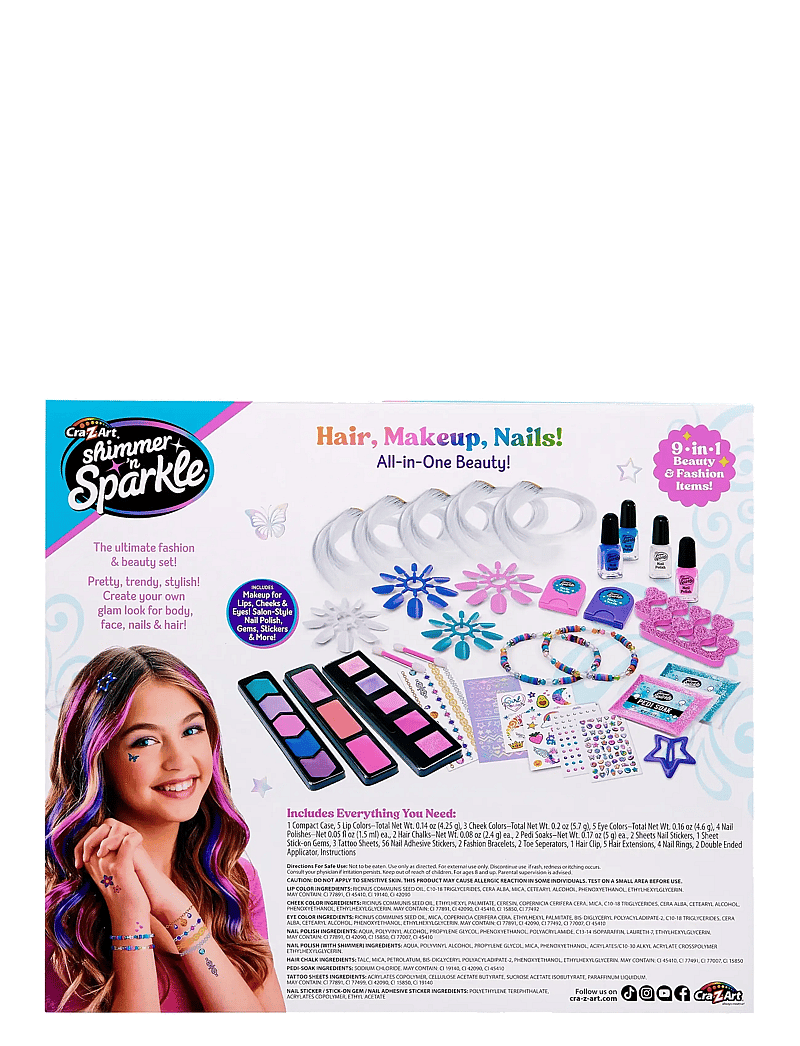SHIMMER N SPARKLE - SHIMMER N SPARKLE 9 IN 1 DELUXE BEAUTY AND FASHION - foregive makeup & tilbehør - multi colour - 2