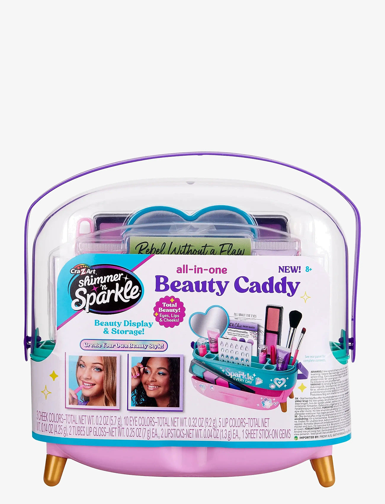 SHIMMER N SPARKLE - SHIMMER N SPARKLE ALL IN ONE BEAUTY CADDY - foregive makeup & tilbehør - multi colour - 1