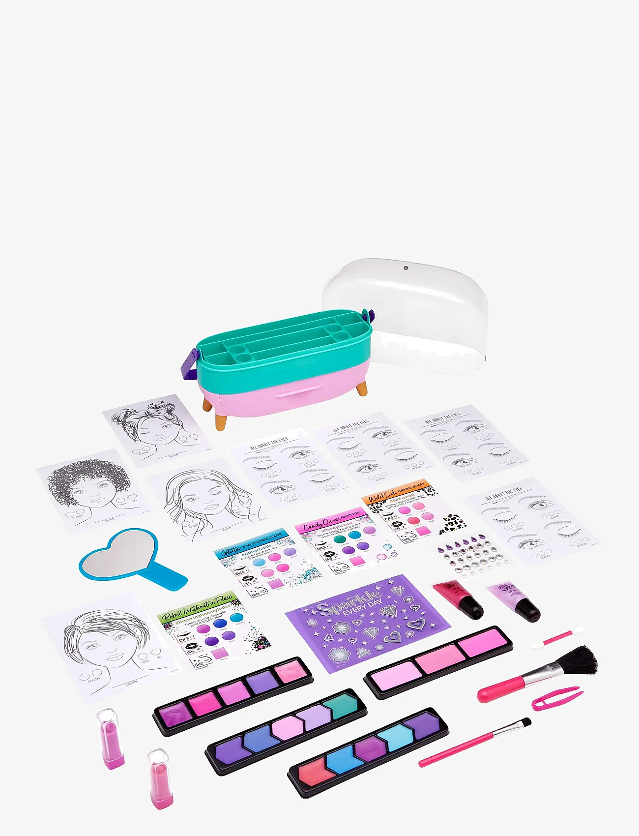 SHIMMER N SPARKLE - SHIMMER N SPARKLE ALL IN ONE BEAUTY CADDY - foregive makeup & tilbehør - multi colour - 3