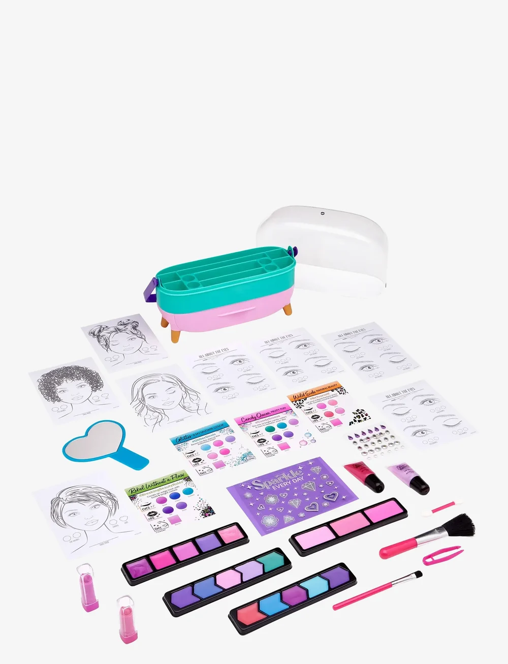 SHIMMER N SPARKLE - SHIMMER N SPARKLE ALL IN ONE BEAUTY CADDY - låtsassmink & accessoarer - multi colour - 3