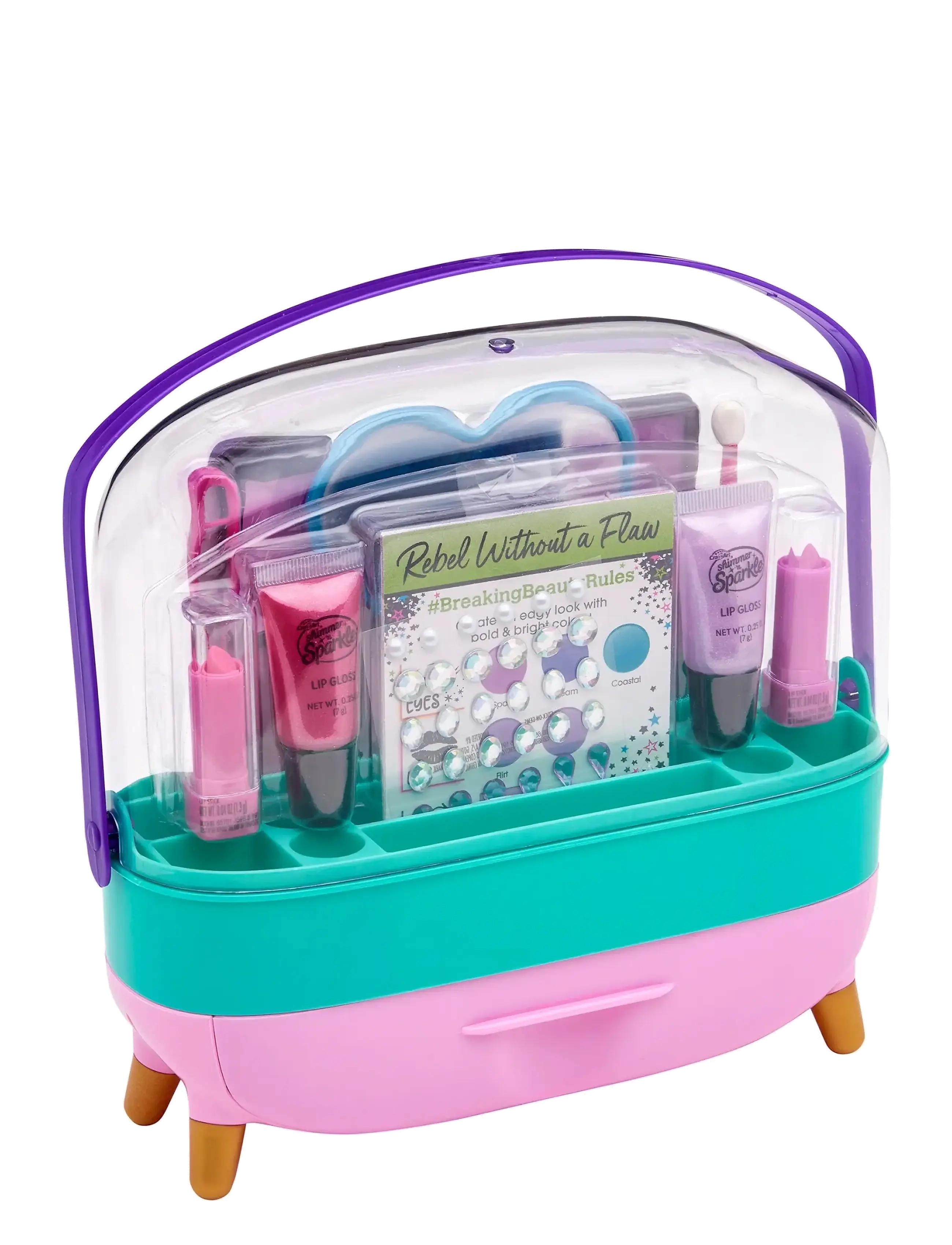 SHIMMER N SPARKLE - SHIMMER N SPARKLE ALL IN ONE BEAUTY CADDY - foregive makeup & tilbehør - multi colour - 4