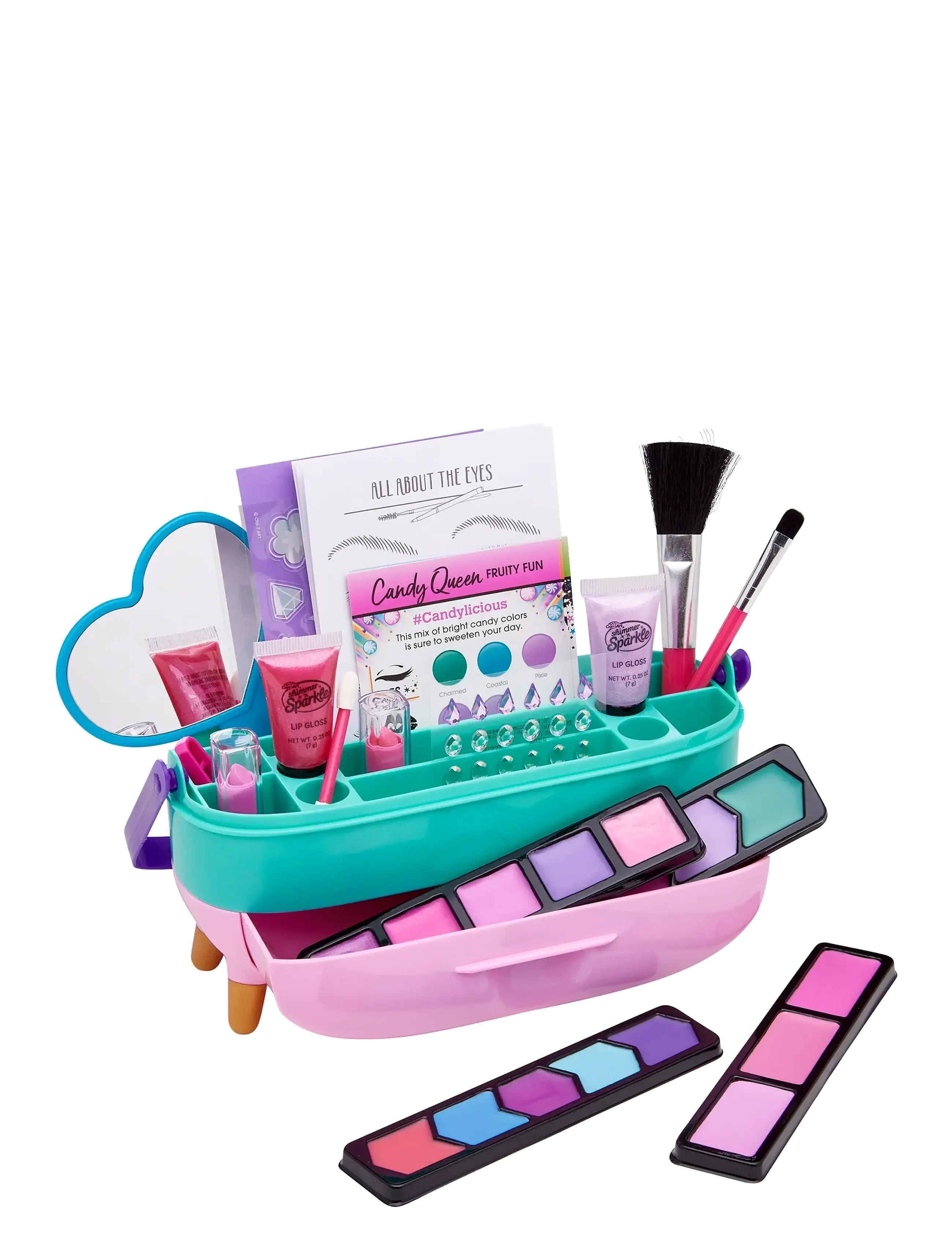 SHIMMER N SPARKLE - SHIMMER N SPARKLE ALL IN ONE BEAUTY CADDY - foregive makeup & tilbehør - multi colour - 5