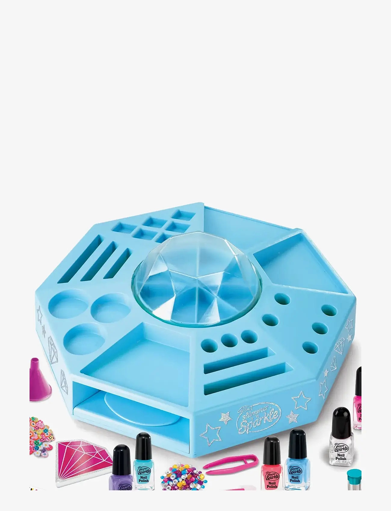 SHIMMER N SPARKLE - SHIMMER N SPARKLE ALL IN ONE NAIL ART STUDIO - kreasæt - multi colour - 1