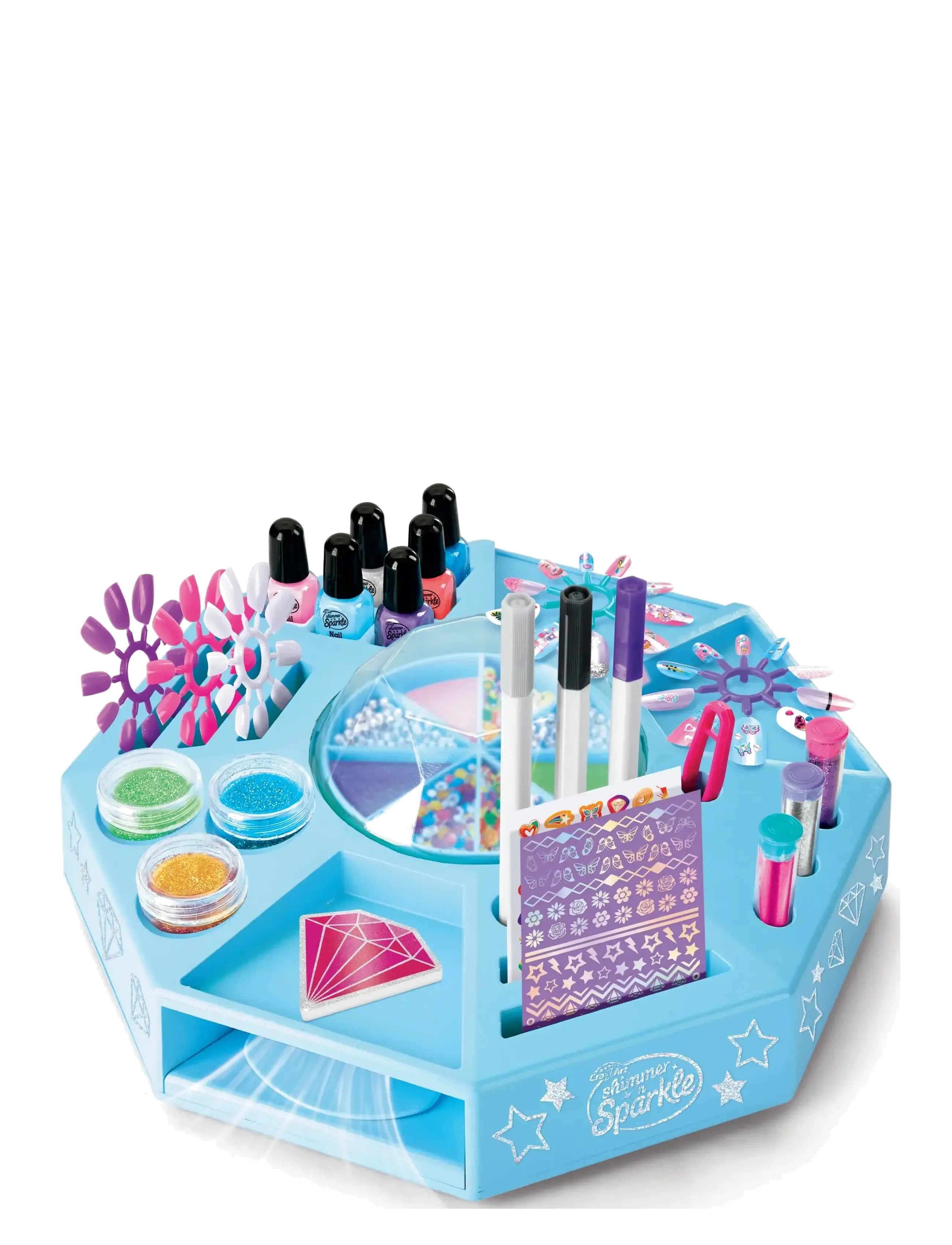 SHIMMER N SPARKLE - SHIMMER N SPARKLE ALL IN ONE NAIL ART STUDIO - kreasæt - multi colour - 2