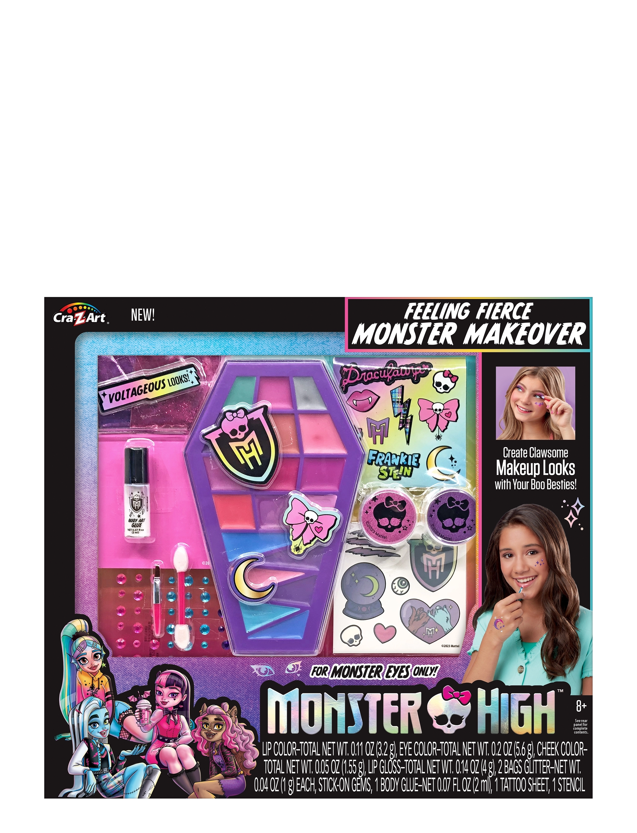 SHIMMER N SPARKLE Monsters High Monster Makeover, Børn, Makeup, Multi/mønstret, Str: ONE SIZE