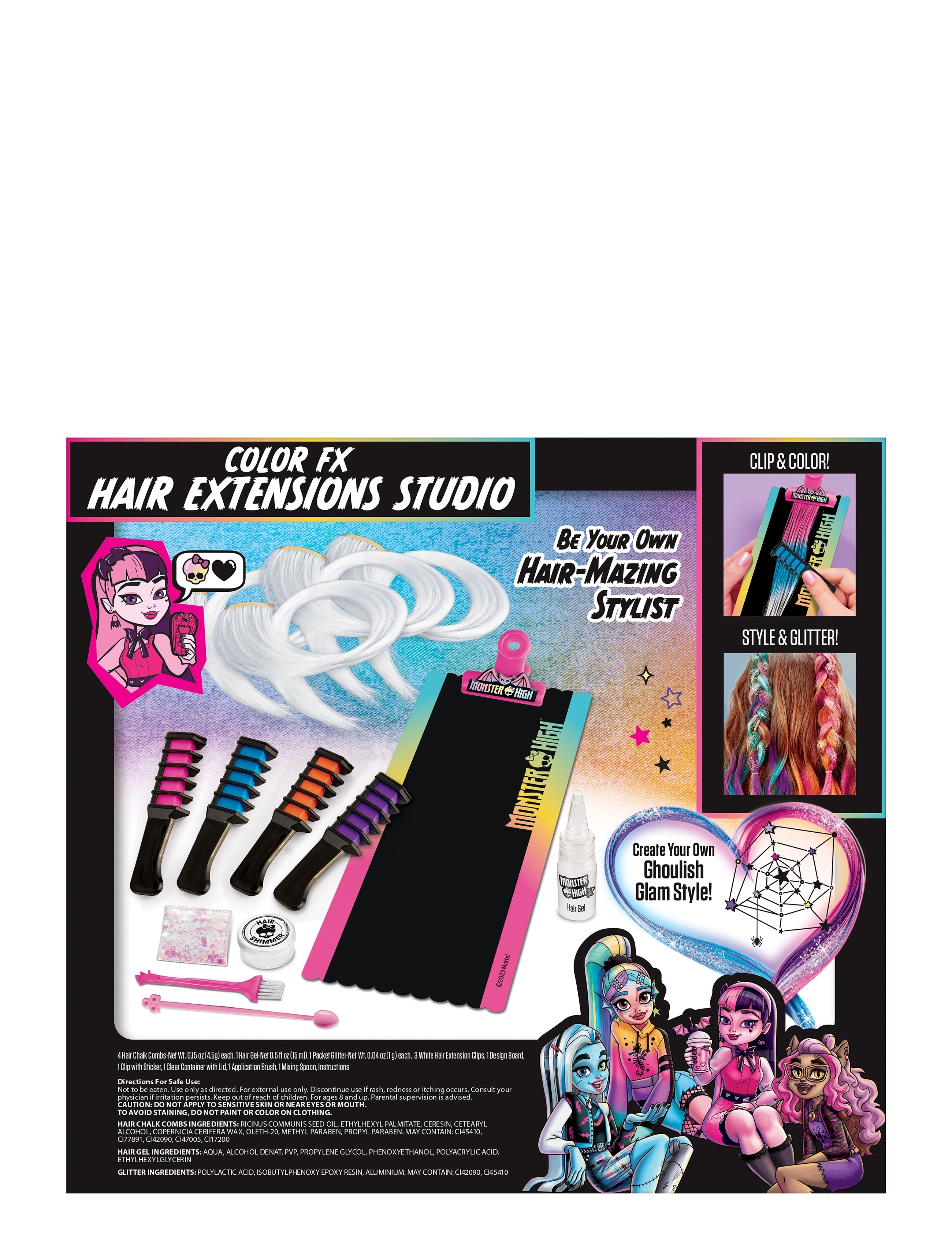 SHIMMER N SPARKLE SHIMMER N SPARKLE MONSTERS HIGH FX HAIR EXTENSION - Legetøj - MULTI COLOUR / multi
