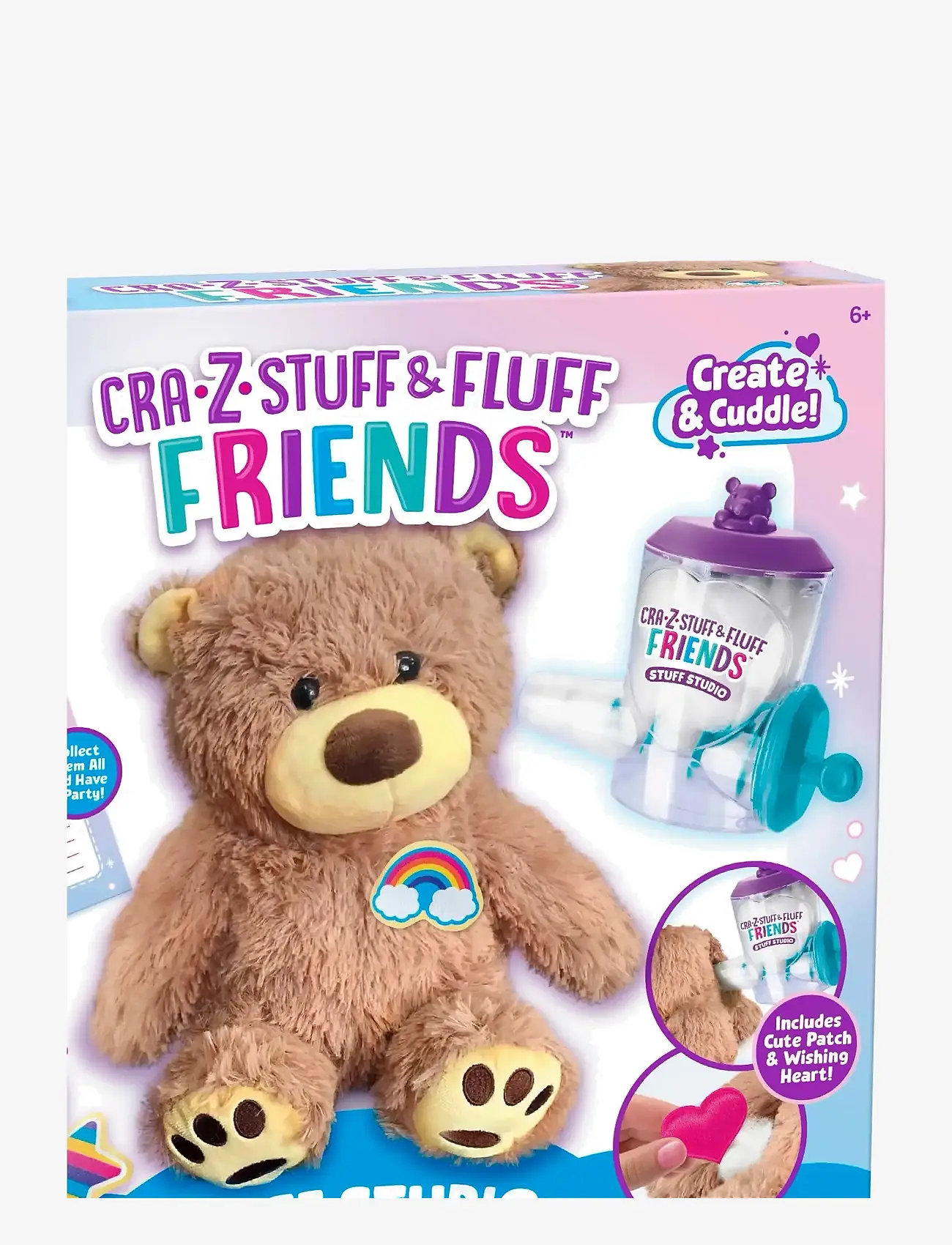 SHIMMER N SPARKLE - CRAZART STUFF AND FLUFF FRIENDS - legesæt - multi colour - 0