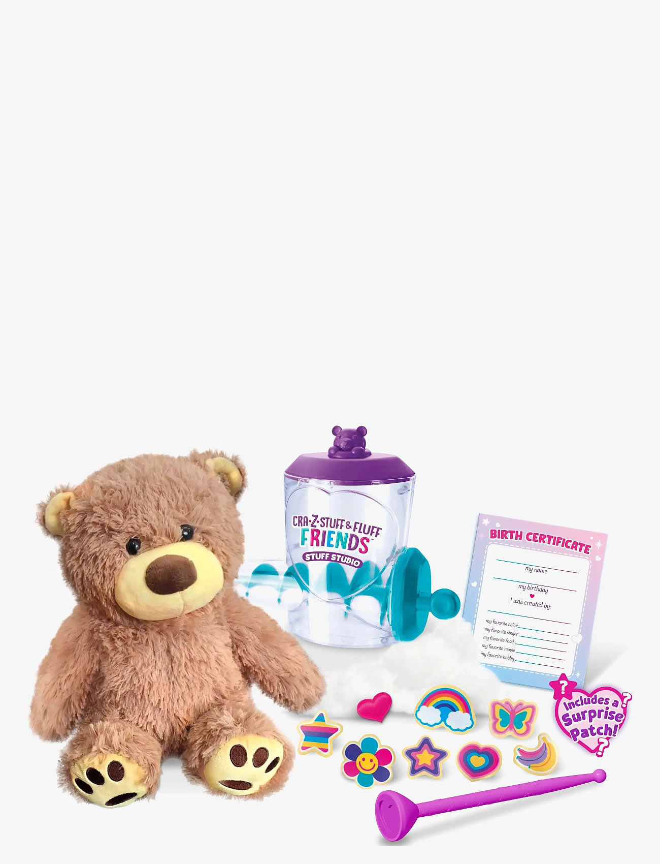SHIMMER N SPARKLE - CRAZART STUFF AND FLUFF FRIENDS - legesæt - multi colour - 1