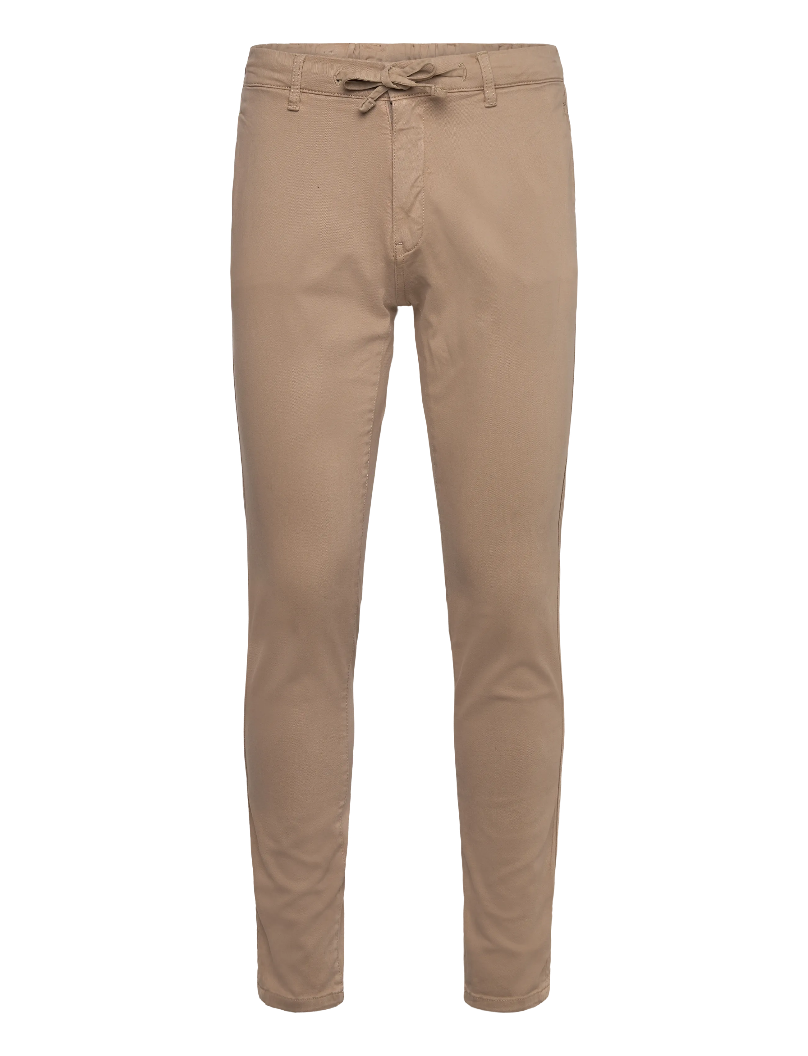 Chino pants with string - LT BROWN
