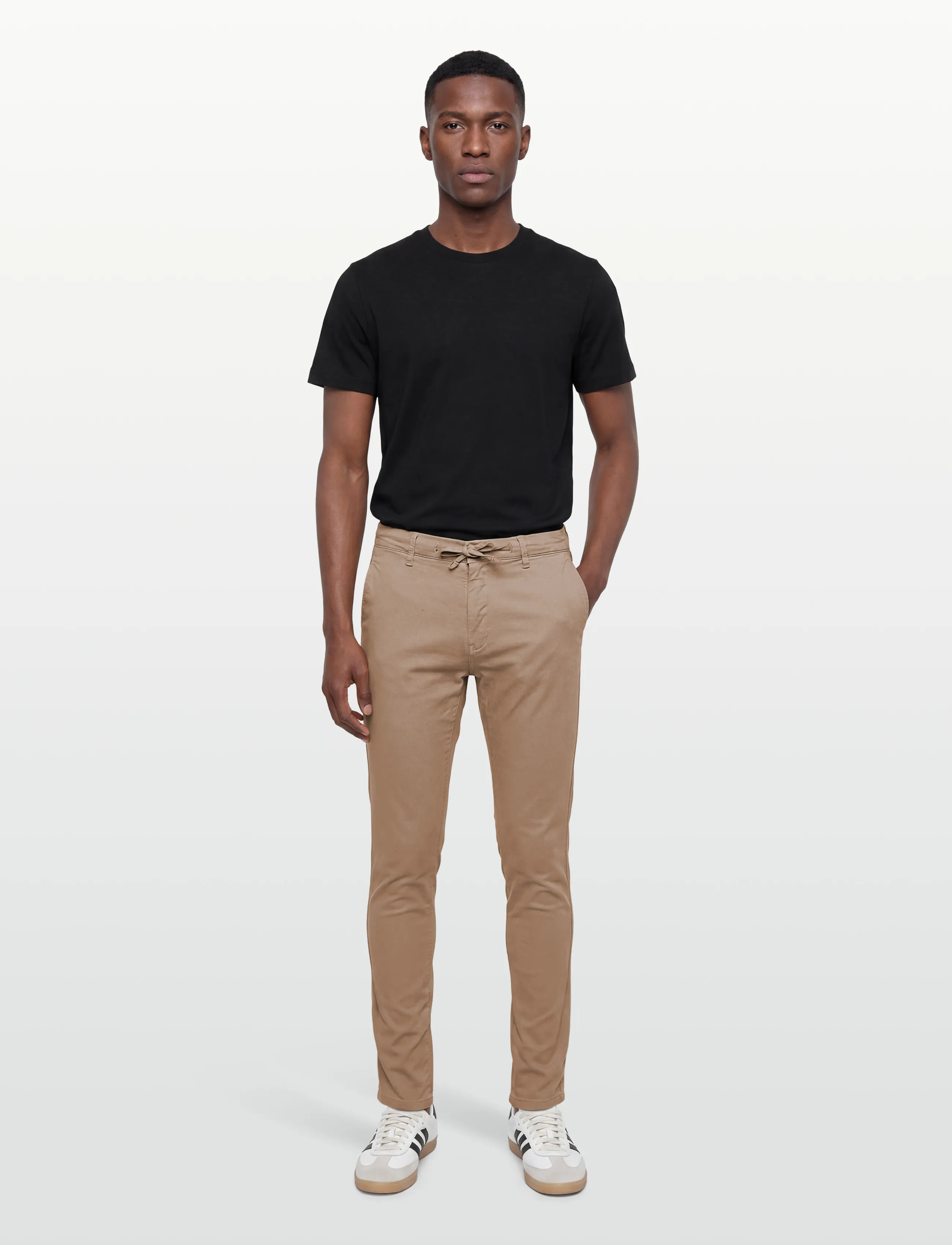 Shine Original - Chino pants with string - herren - lt brown - 0