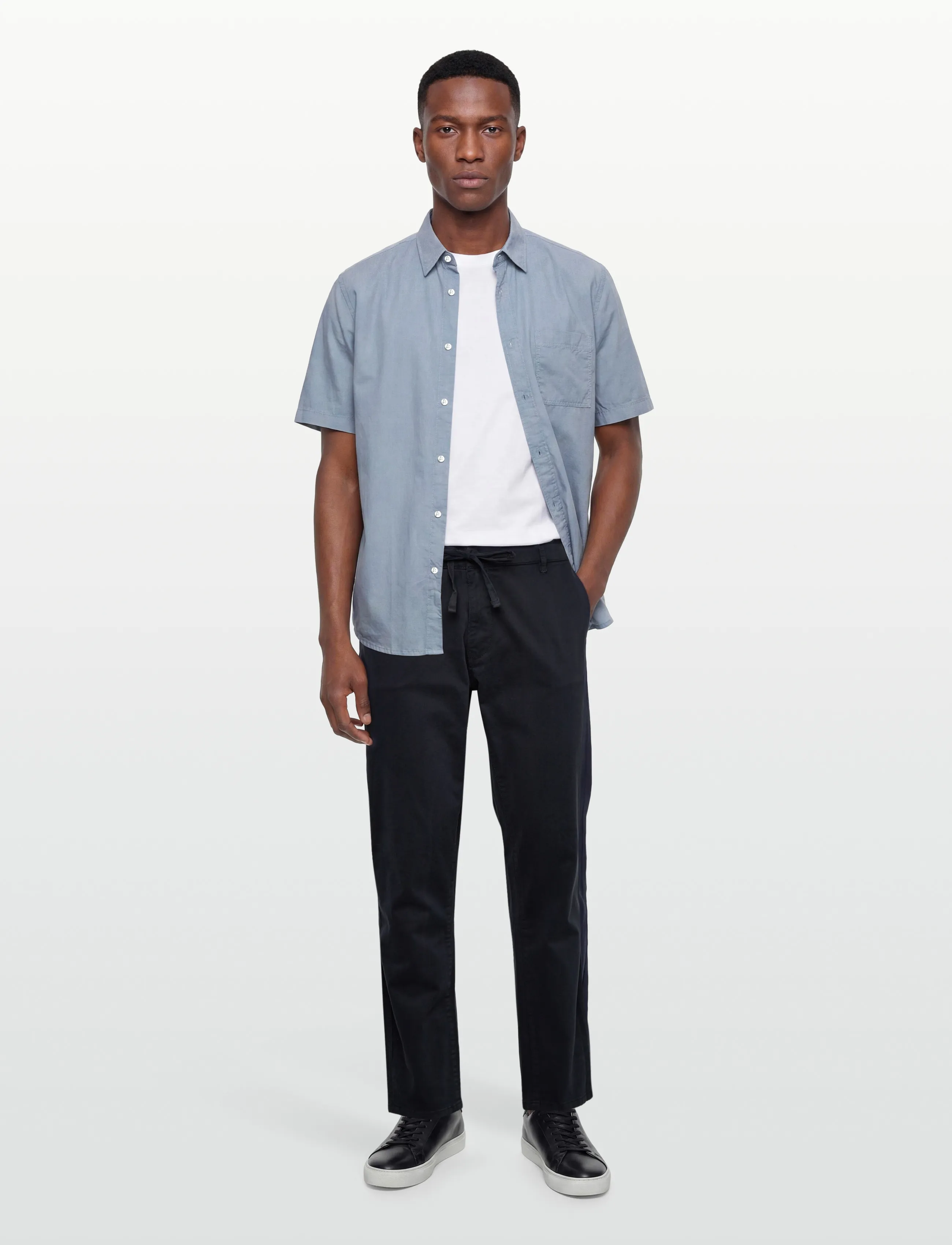 Shine Original - Chino pants with string - chinos - navy - 0
