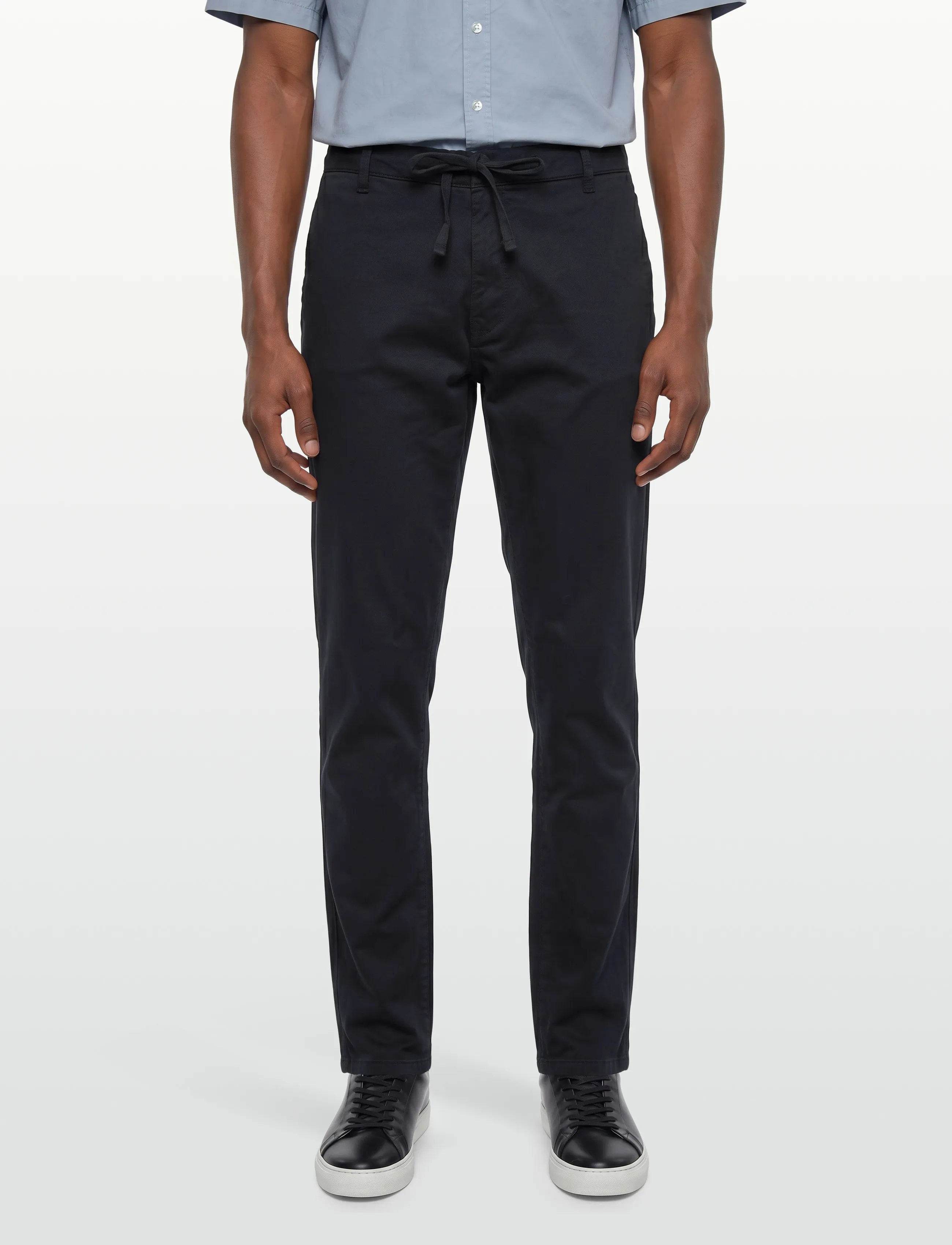 Shine Original - Chino pants with string - herren - navy - 3