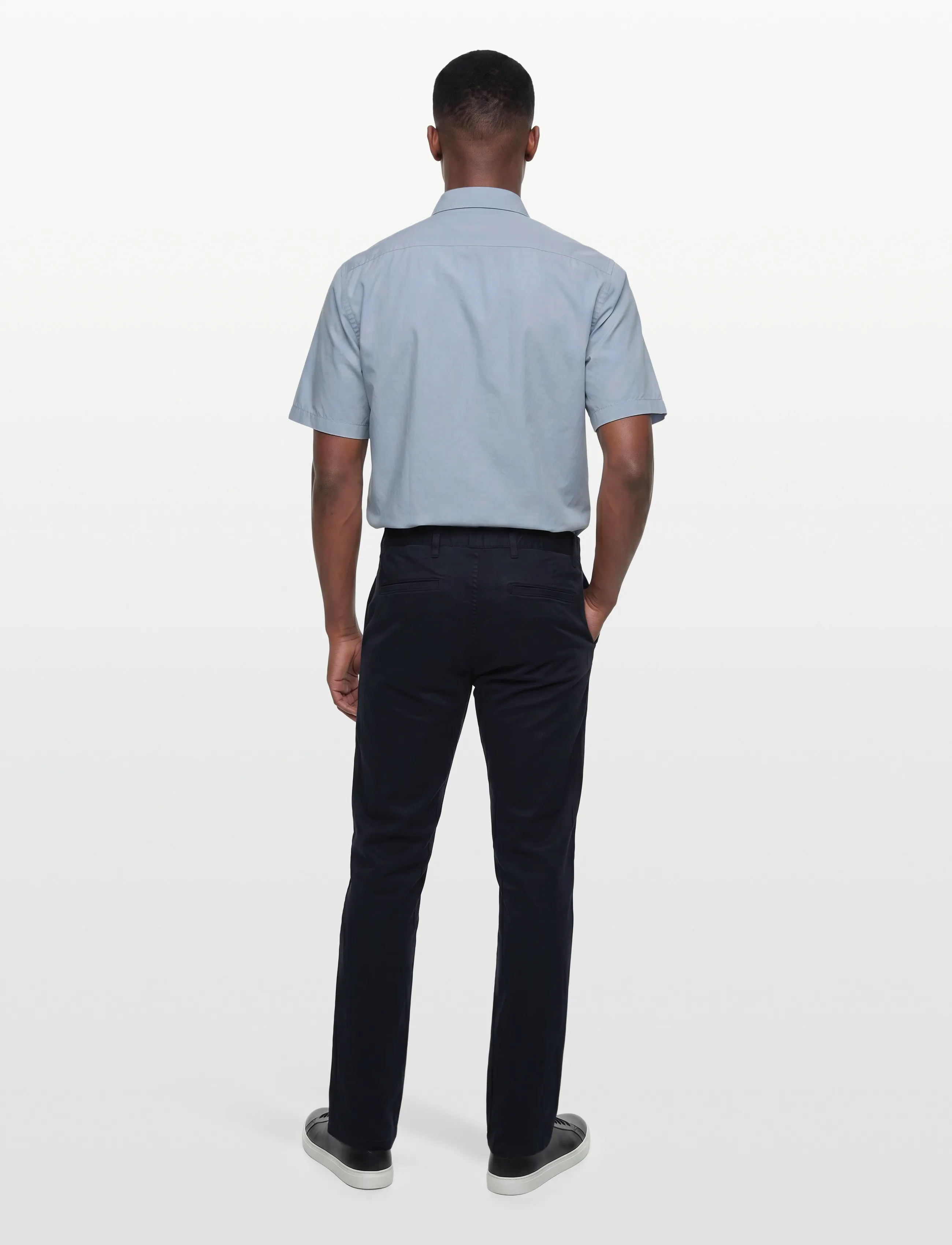 Shine Original - Chino pants with string - herren - navy - 4