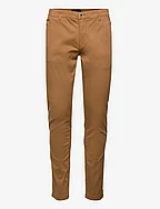Classic stretch chino - MID BROWN