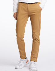 Shine Original - Classic stretch chino - chino's - mid brown - 3