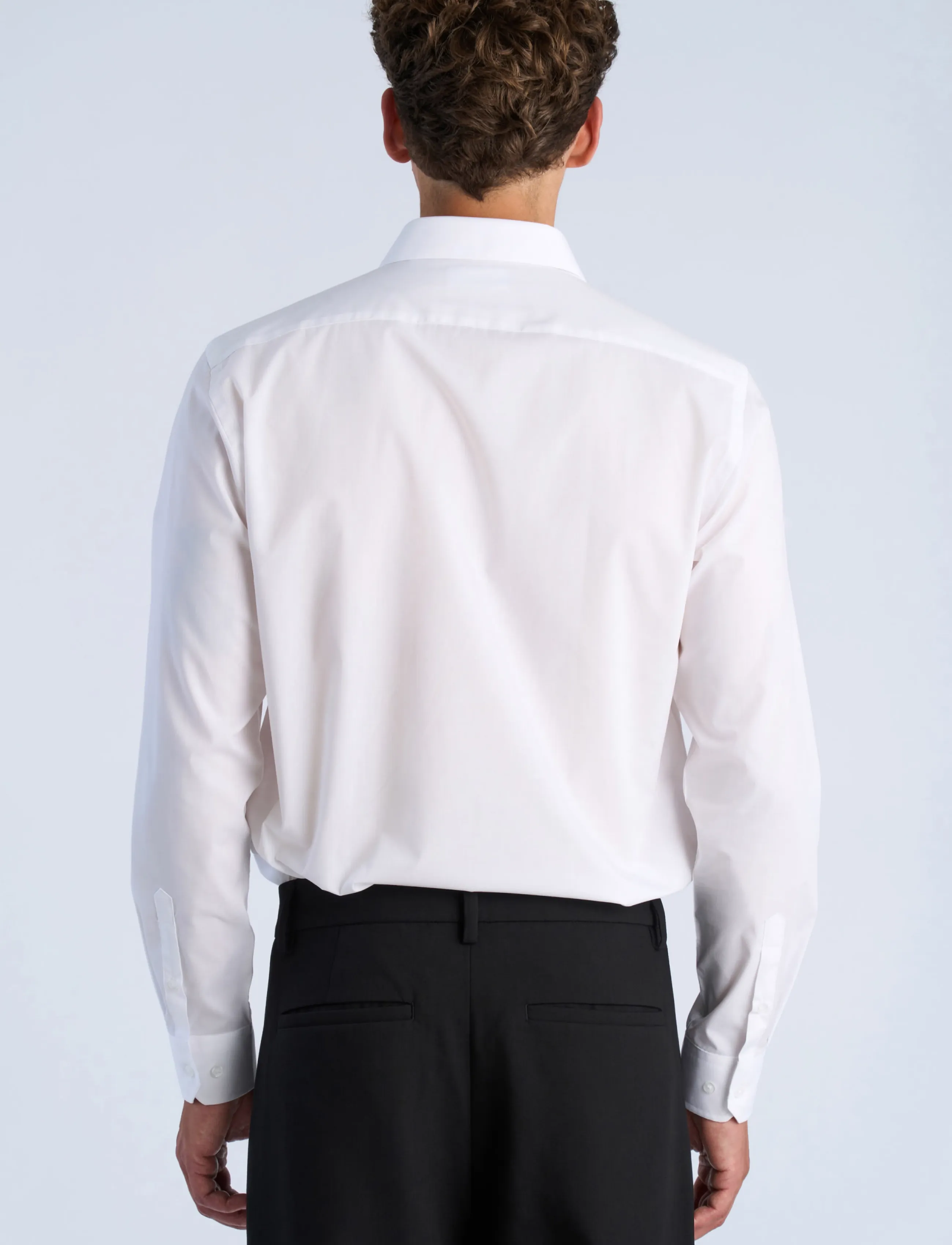 Shine Original - Plain dress shirt L/S - kontorisärgid - white - 3