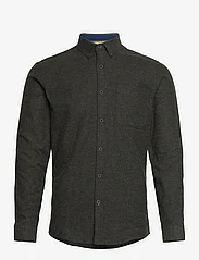 Shine Original - Brushed twill shirt L/S - basic skjorter - army - 0