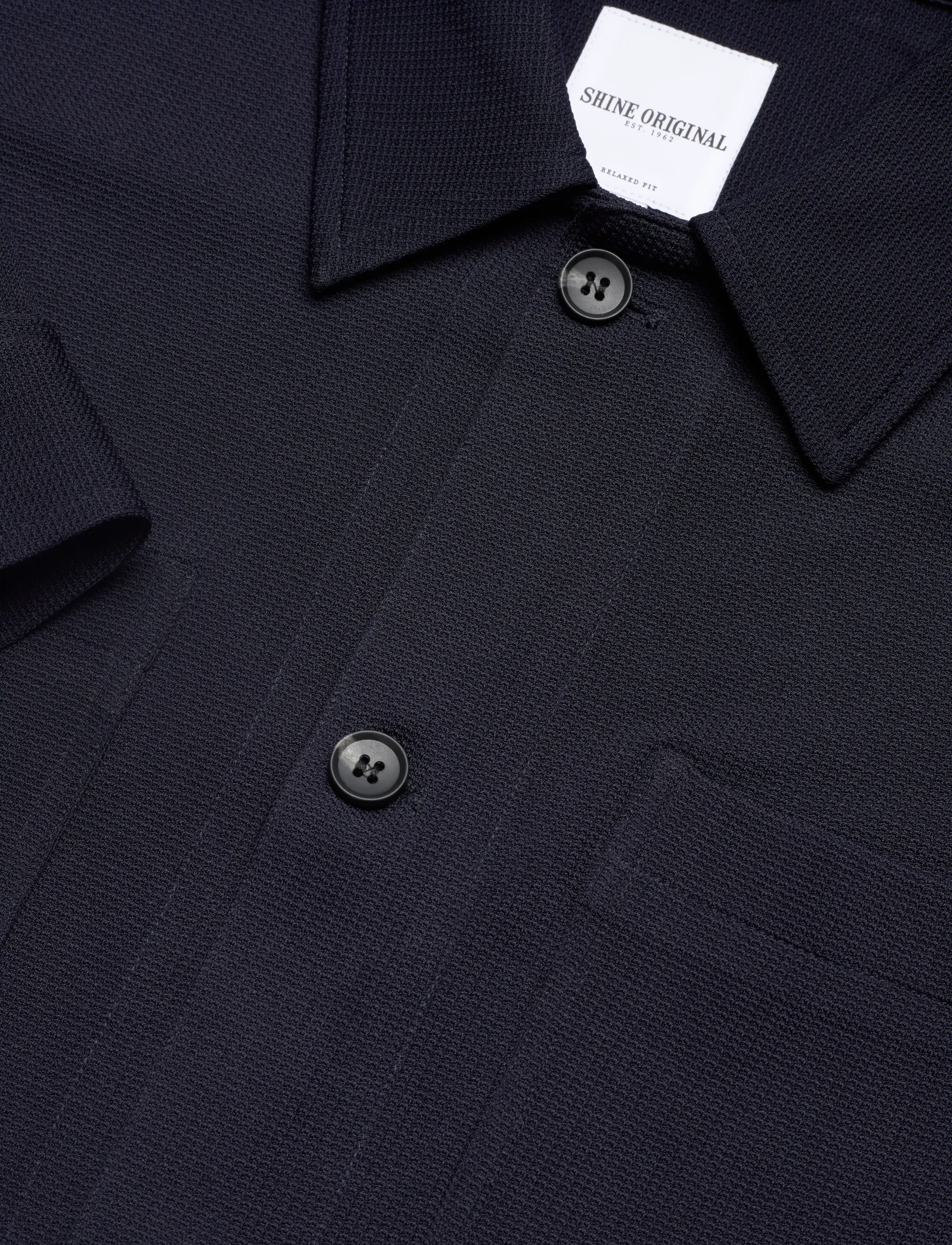 Shine Original - Overshirt with zip - mænd - navy - 2