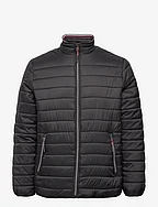 Light weight quilted jacket - BLACK