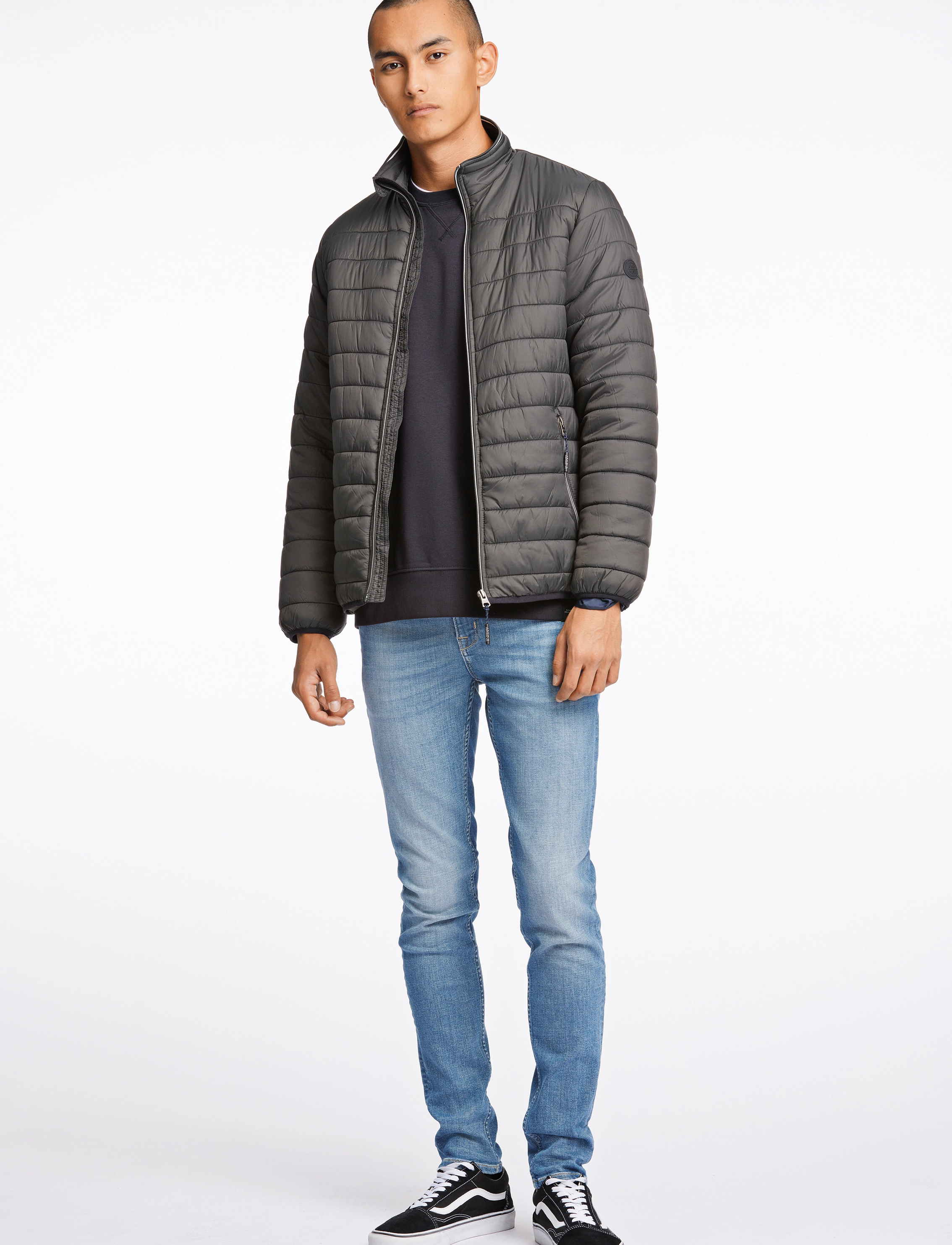 Shine Original - Light weight quilted jacket - kurtki zimowe - dk army - 4