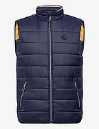 Light weight quilted waistcoat - NAVY