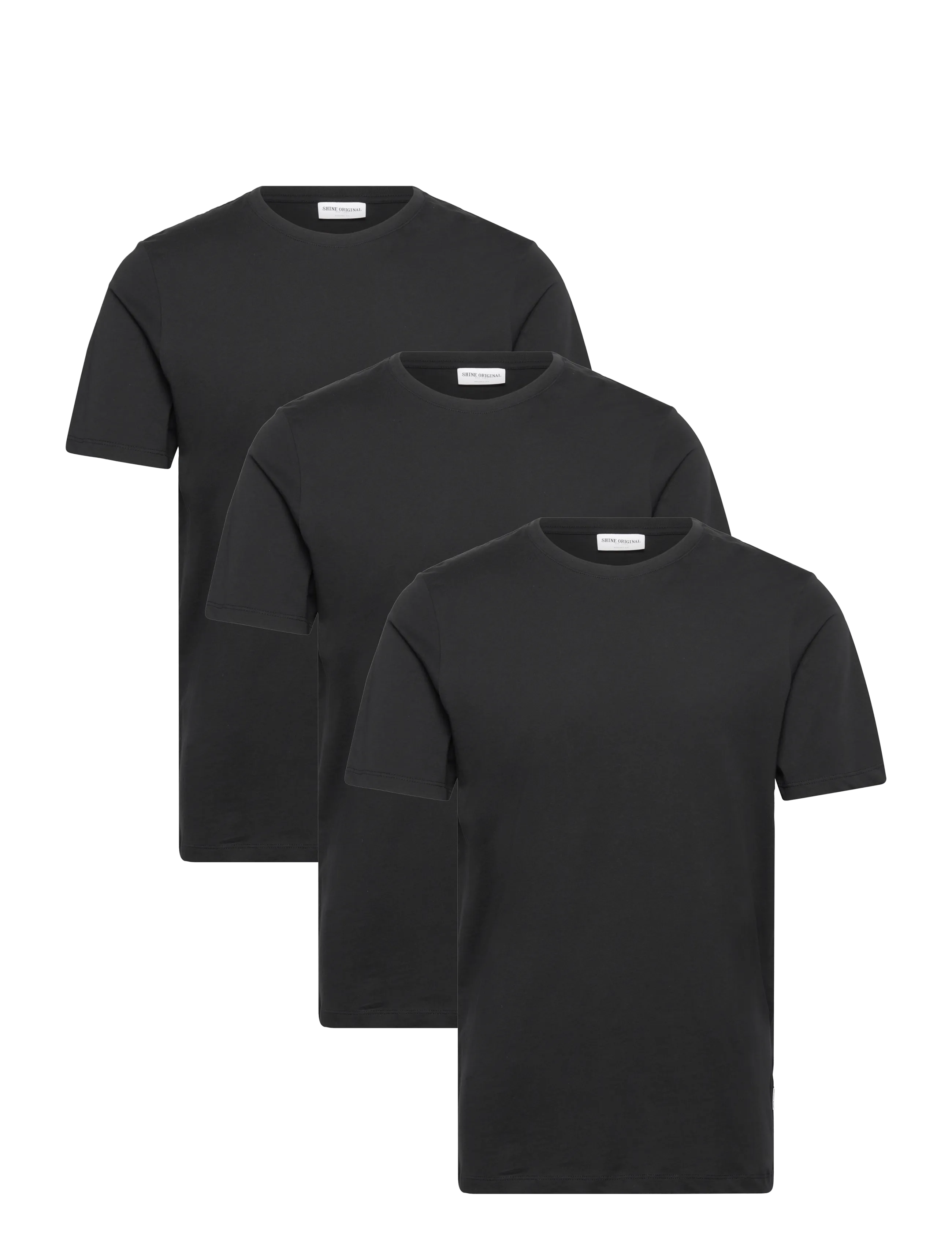 3-pack tee S/S - BLACK