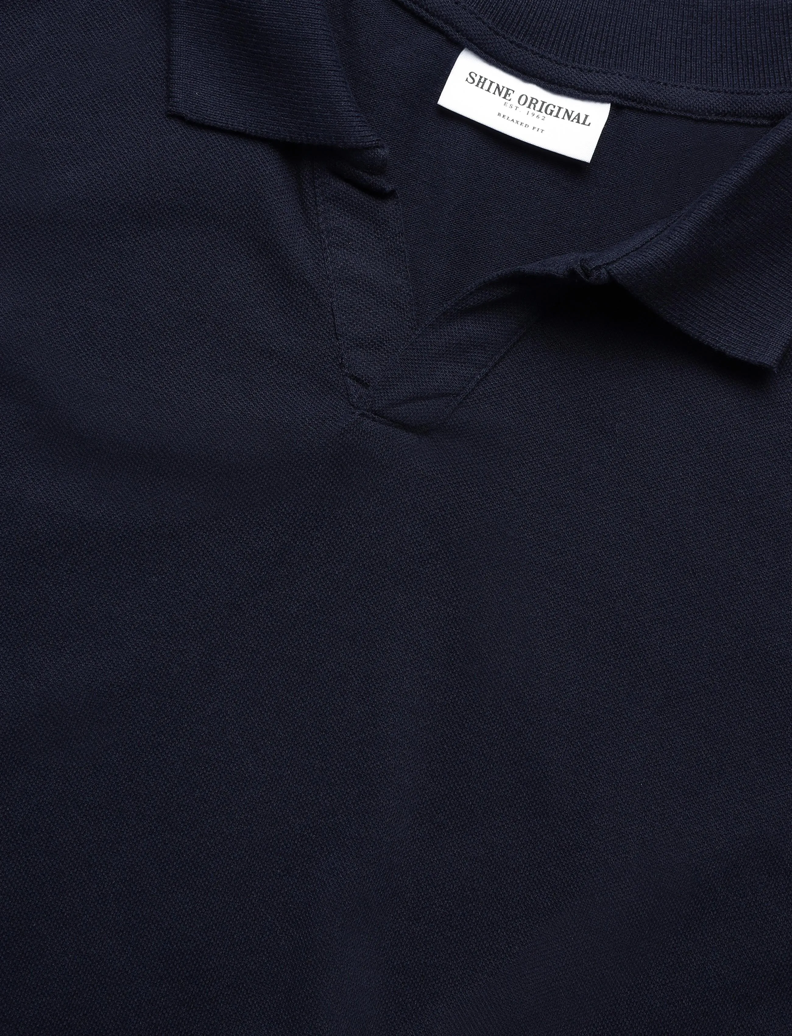 Shine Original - Polo shirt w?. split neck - laveste priser - navy - 2