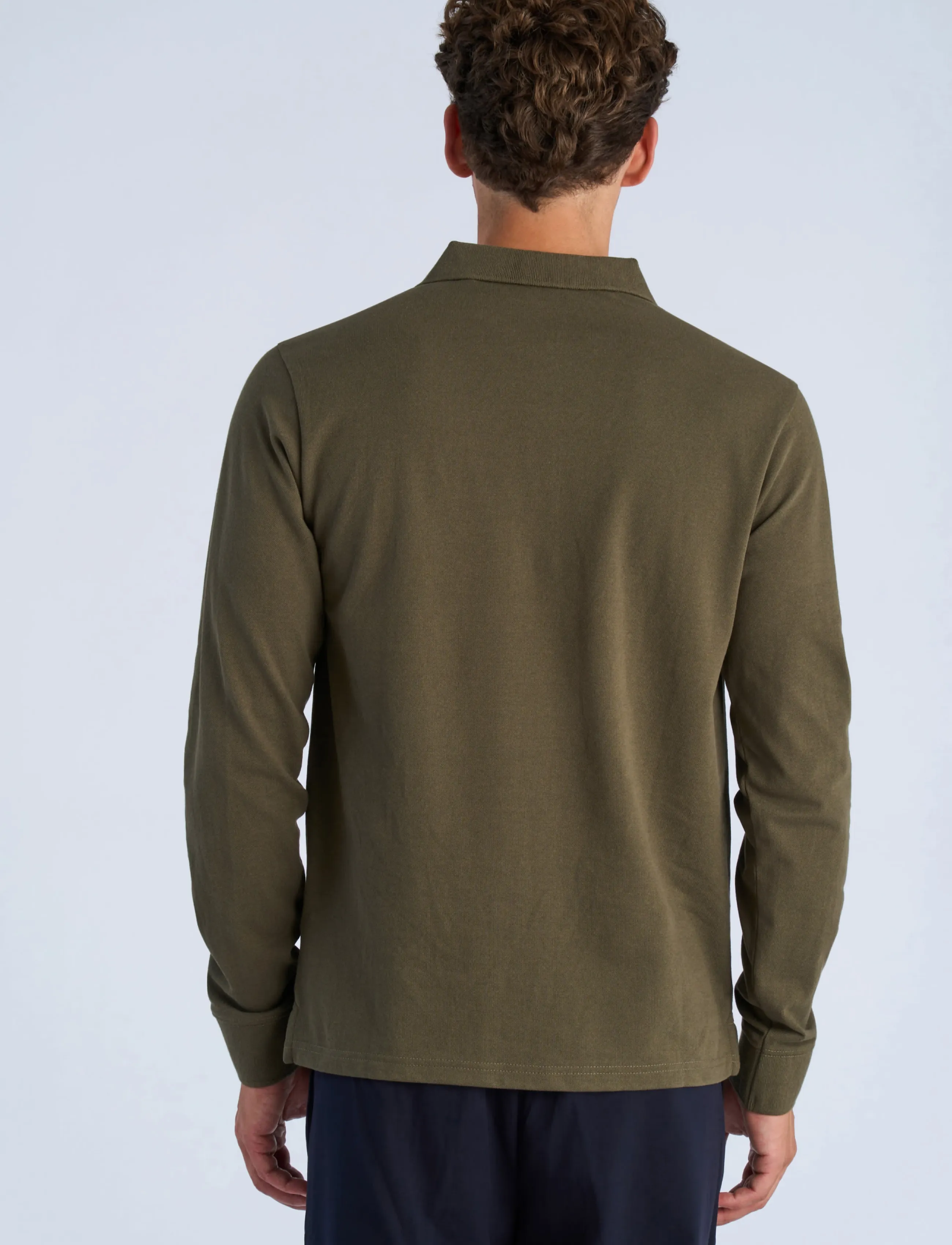 Shine Original - Long sleeve polo - madalaimad hinnad - army 424 - 4