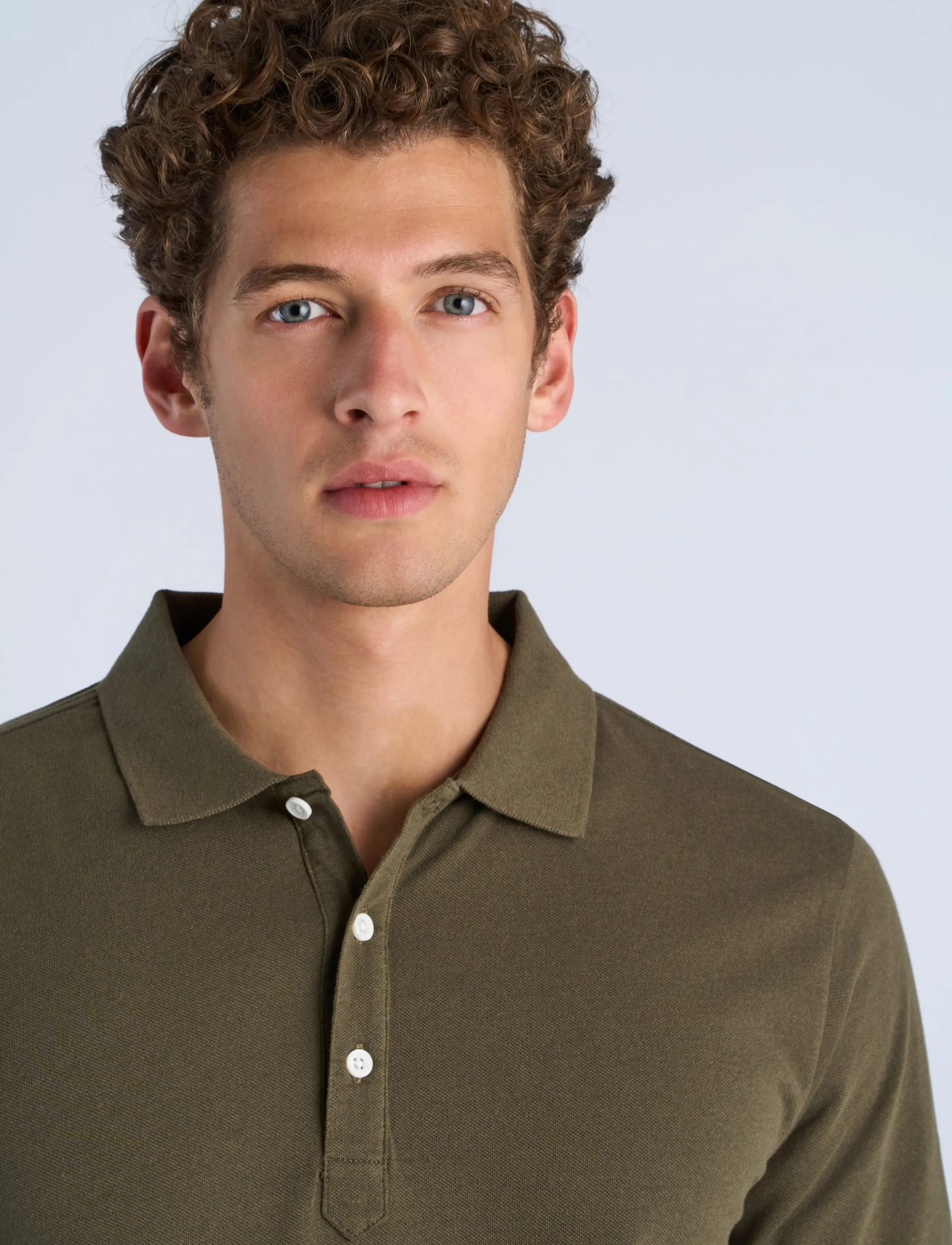 Shine Original - Long sleeve polo - madalaimad hinnad - army 424 - 5