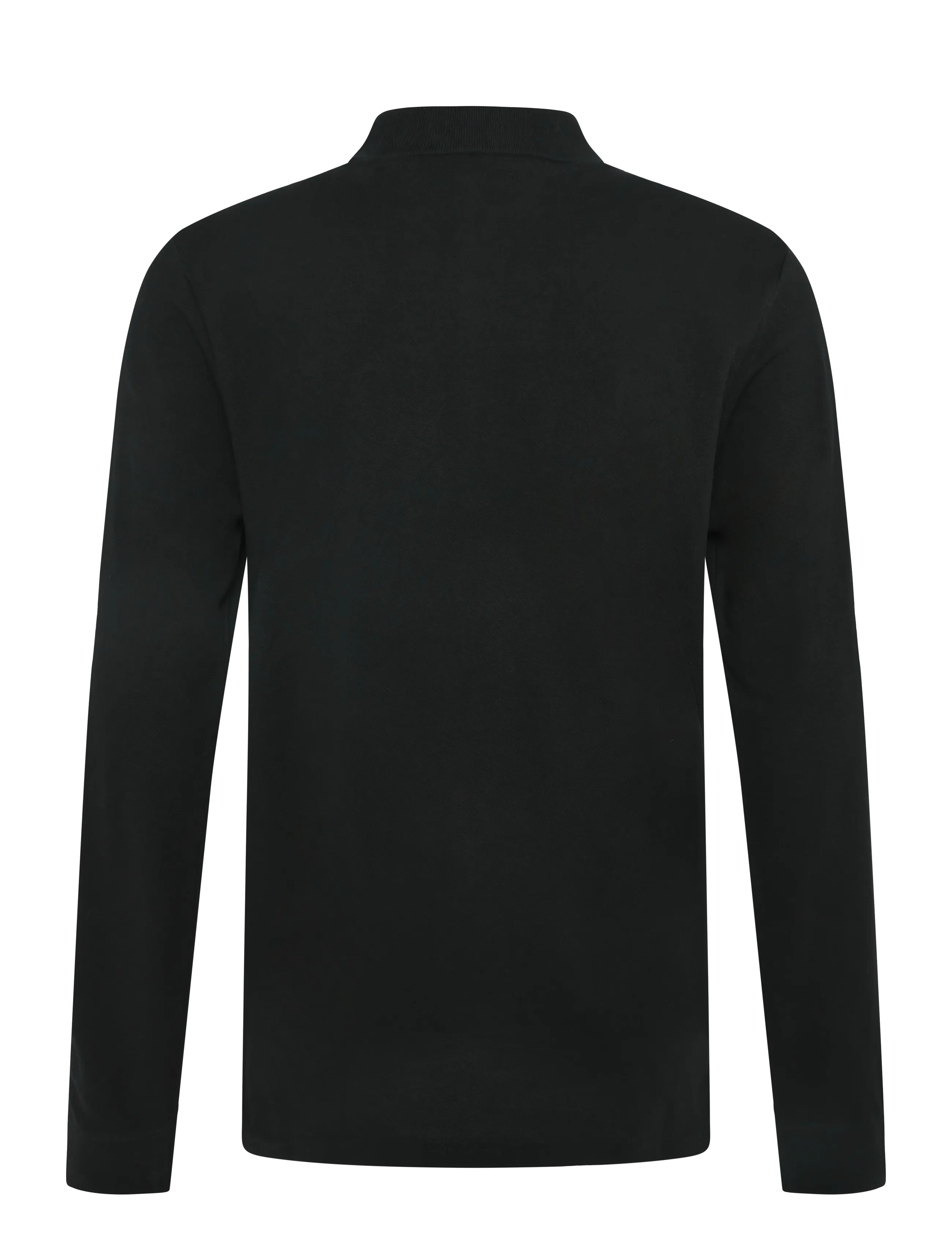 Shine Original - Long sleeve polo - die niedrigsten preise - black - 2