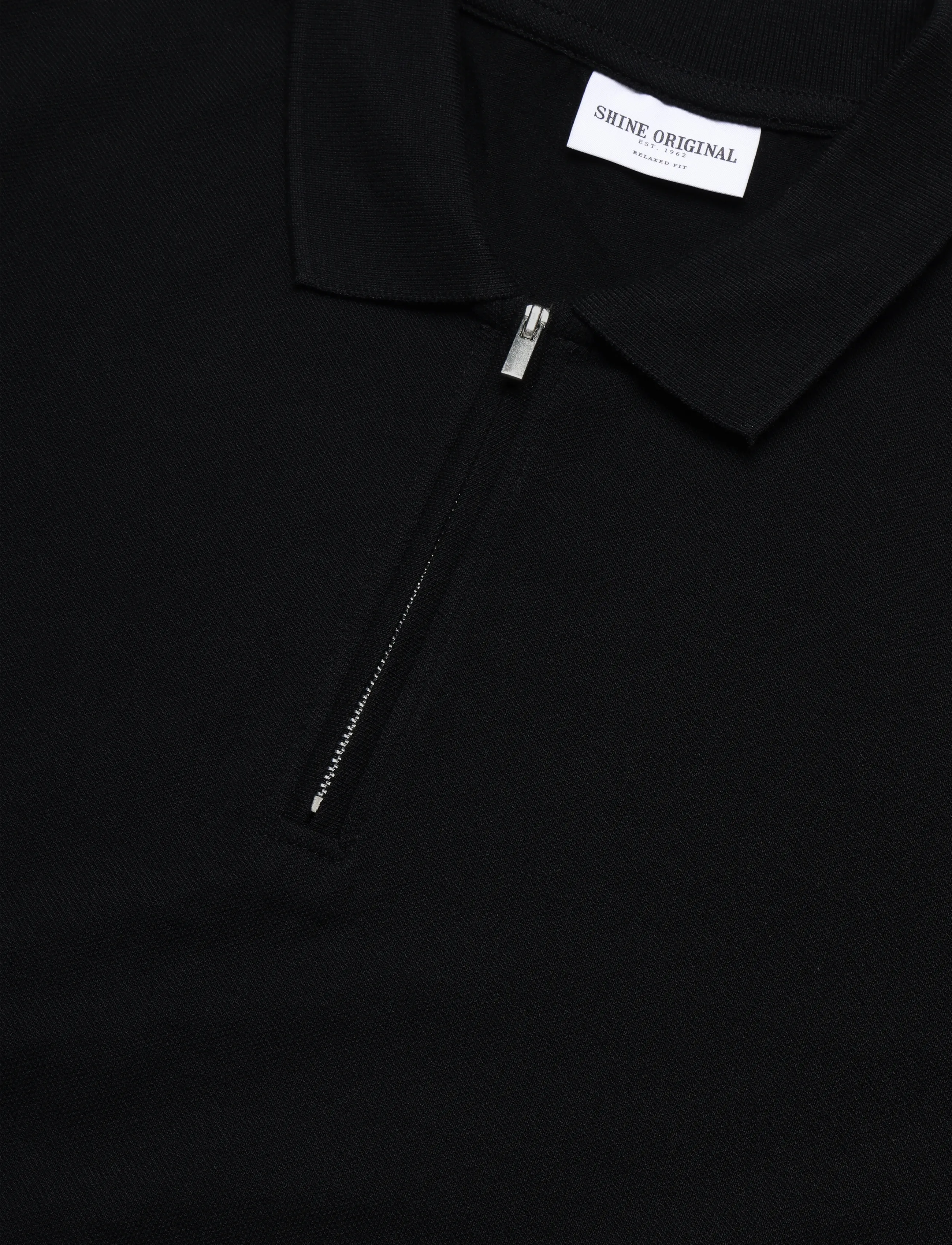 Shine Original - Polo pique w?. zip - lowest prices - black - 5
