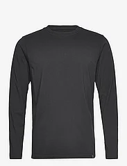 Shine Original - G/D brand carrier tee L/S - basic t-shirts - black - 0