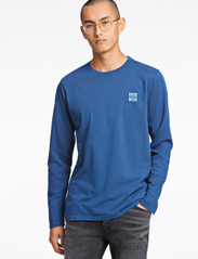 Shine Original - G/D brand carrier tee L/S - basic t-shirts - dk blue - 2