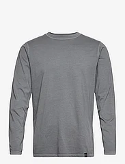Shine Original - G/D brand carrier tee L/S - basic t-shirts - dk grey - 0