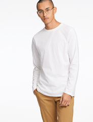 Shine Original - G/D brand carrier tee L/S - basic t-shirts - off white - 2