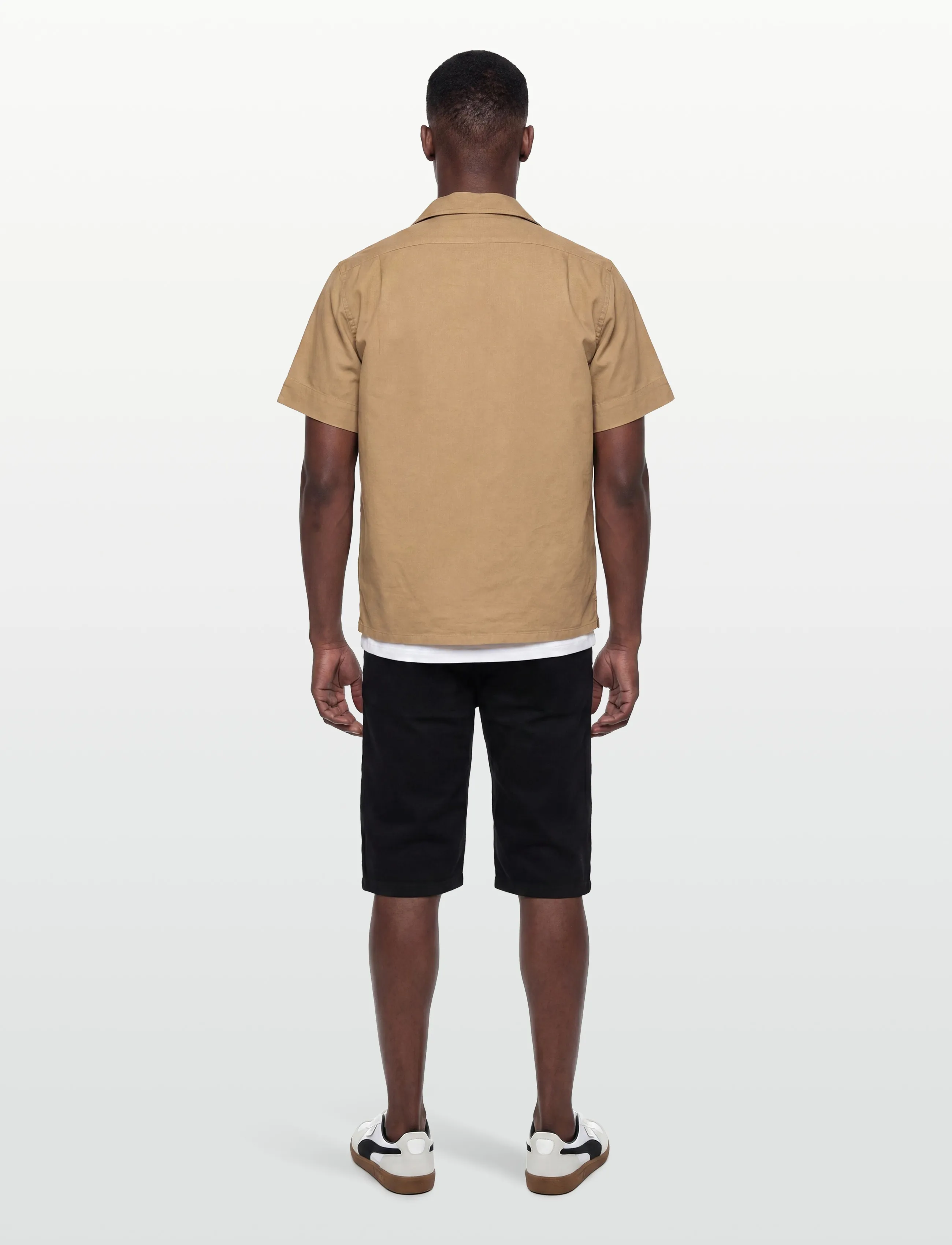 Shine Original - Superflex chino shorts w?. belt - chinos shorts - black - 4
