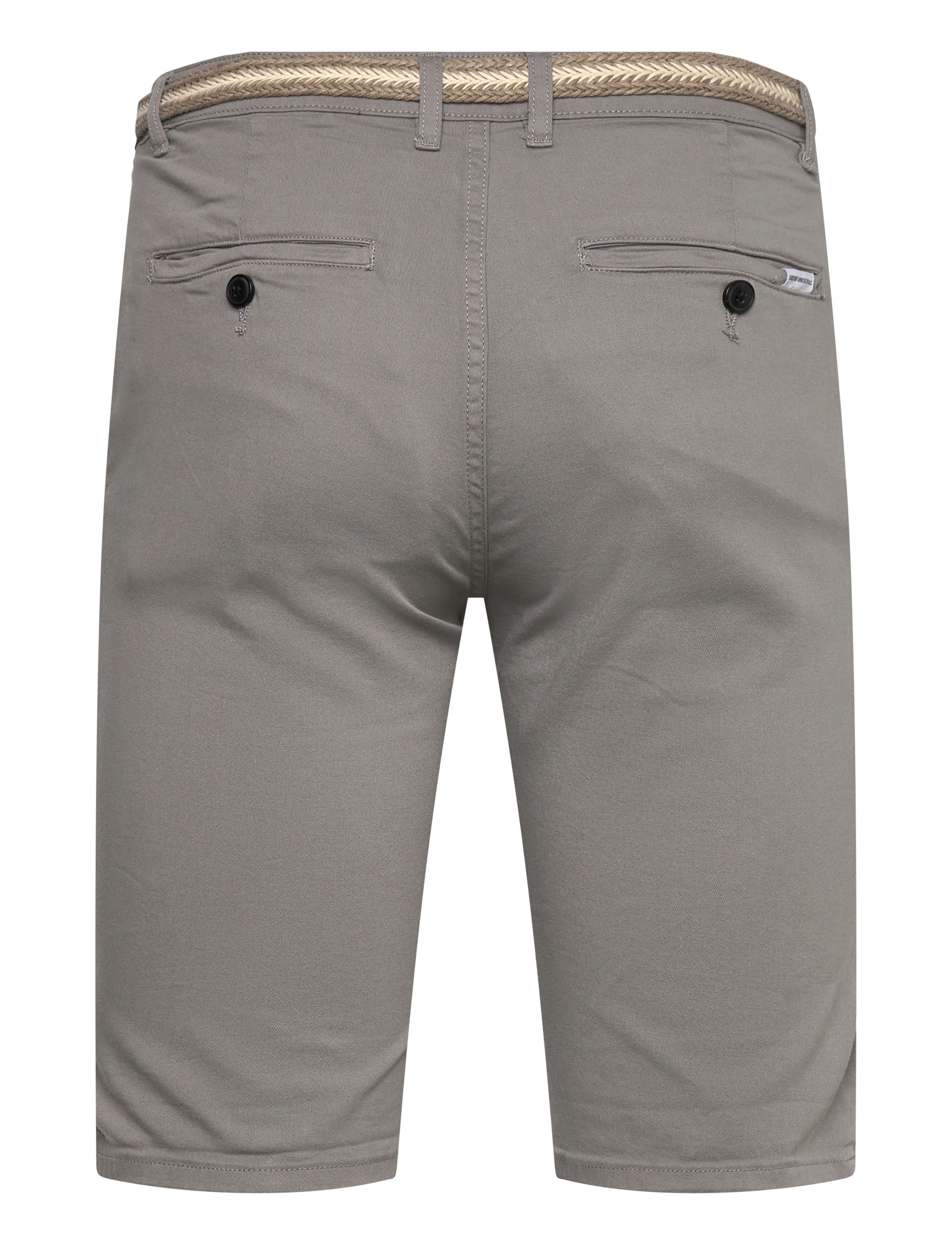 Shine Original - Superflex chino shorts w?. belt - chinos shorts - grey - 2