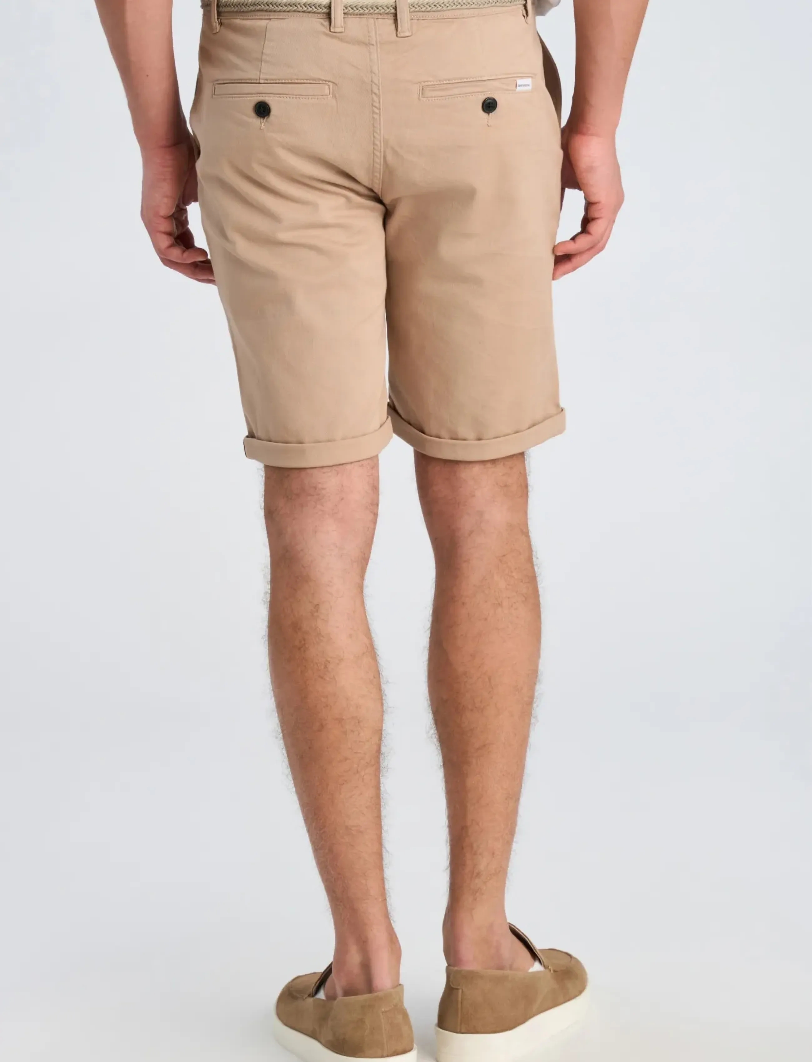 Shine Original - Superflex chino shorts w?. belt - chinos shorts - mid sand - 4