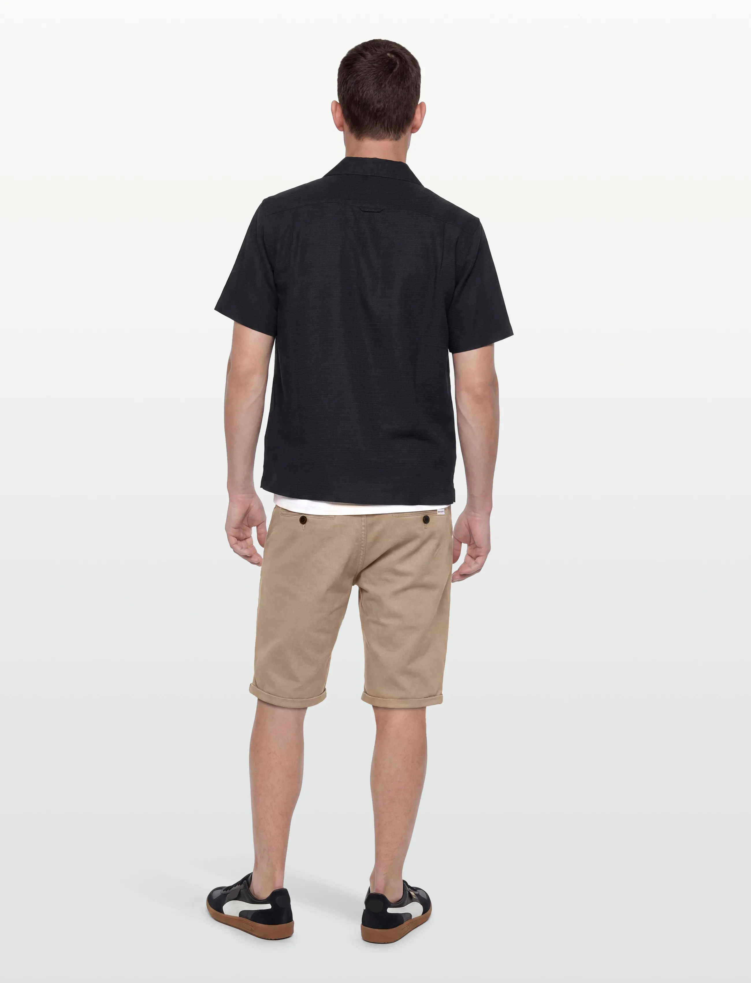 Shine Original - Superflex chino shorts w?. belt - chinos shorts - sand - 4