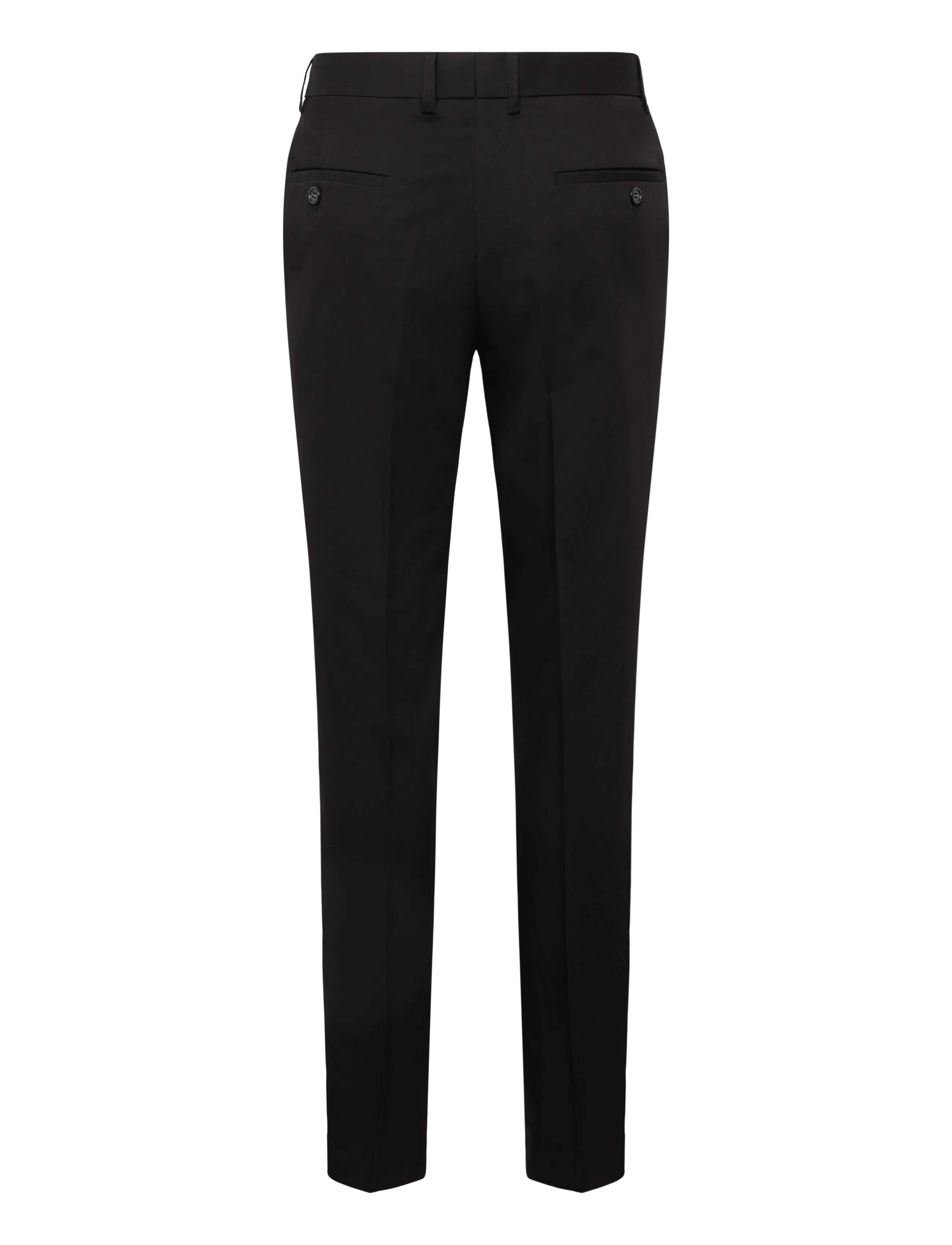 Shine Original - Plain mens suit - normal lenght - dobbeltradede jakkesæt - black - 4