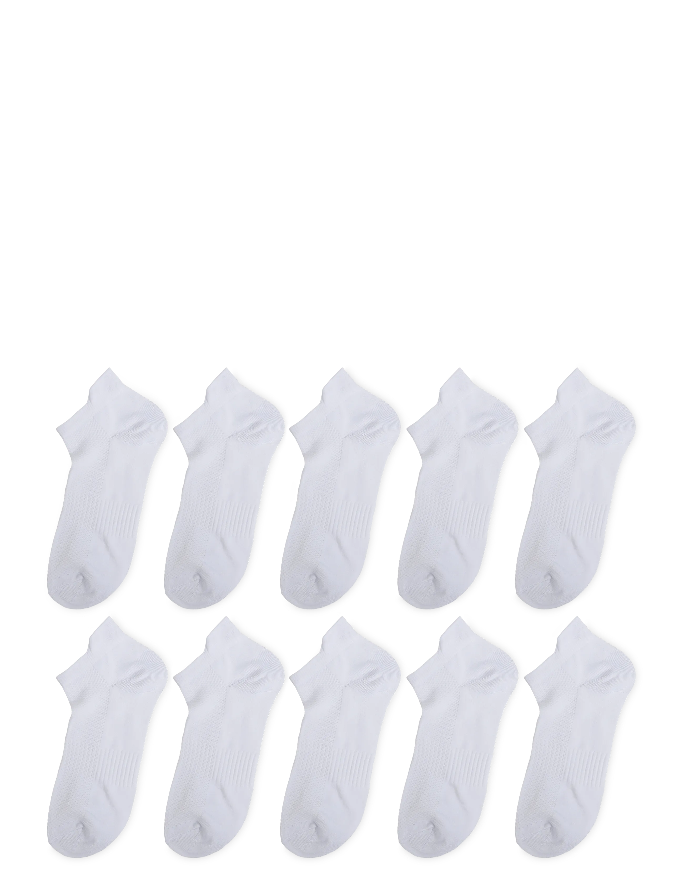 Shine Original - Low cut sport socks 10 pack - lowest prices - white - 1