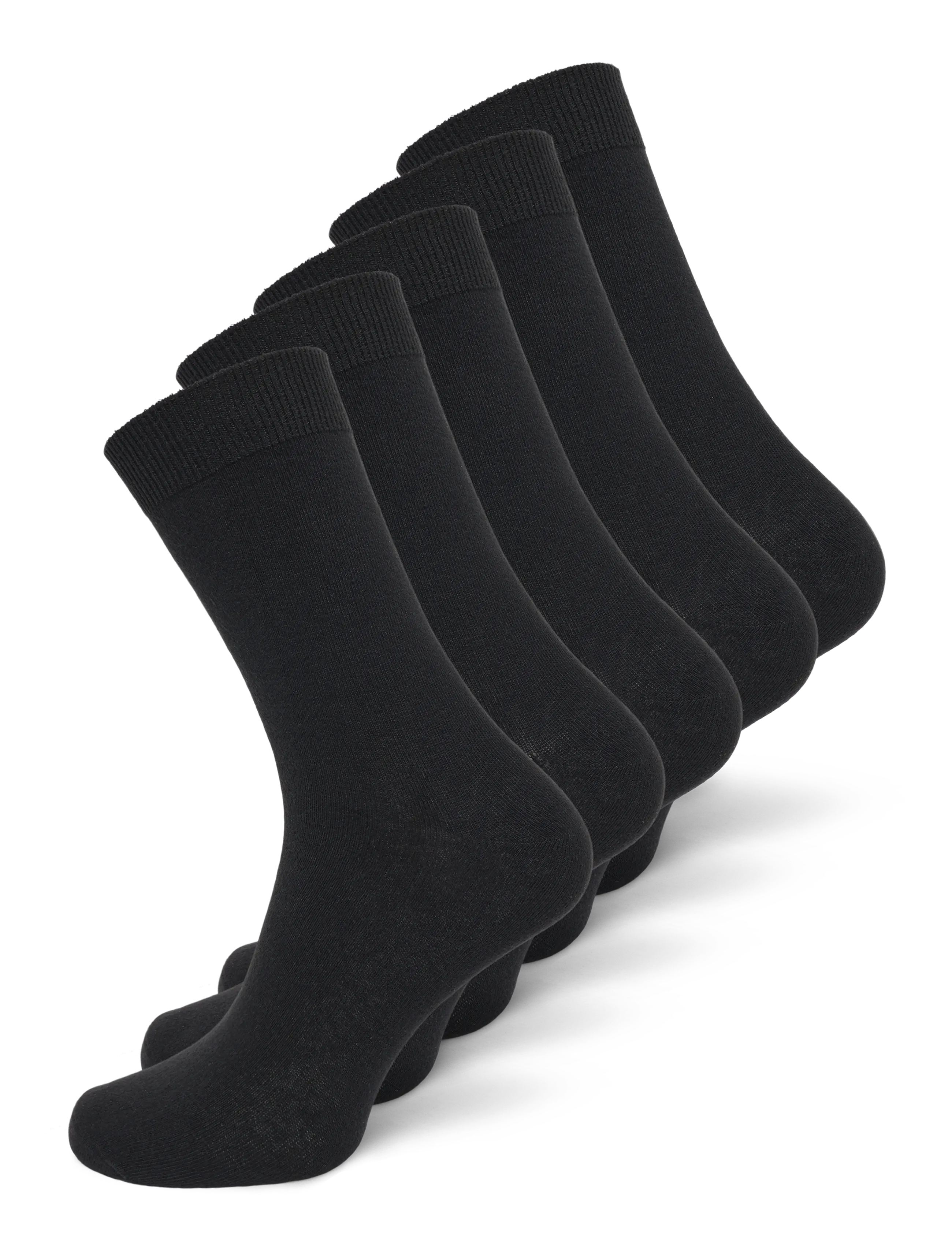 Shine Original - Solid 5 pack socks - lägsta priserna - black - 1