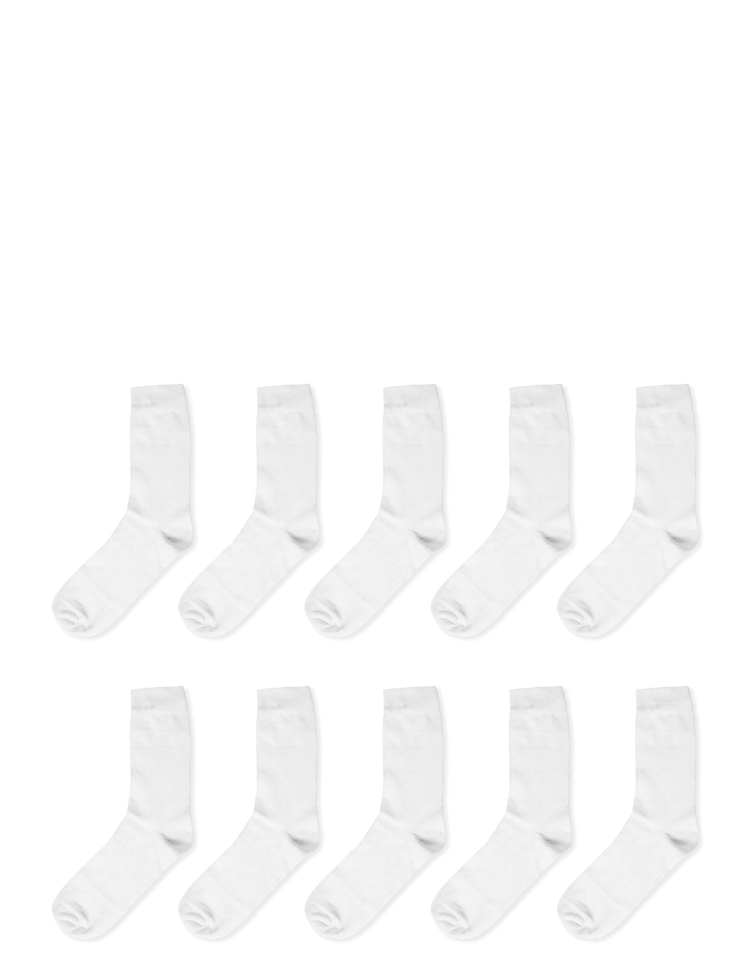 Shine Original - Solid 10 pack socks - madalaimad hinnad - white - 1