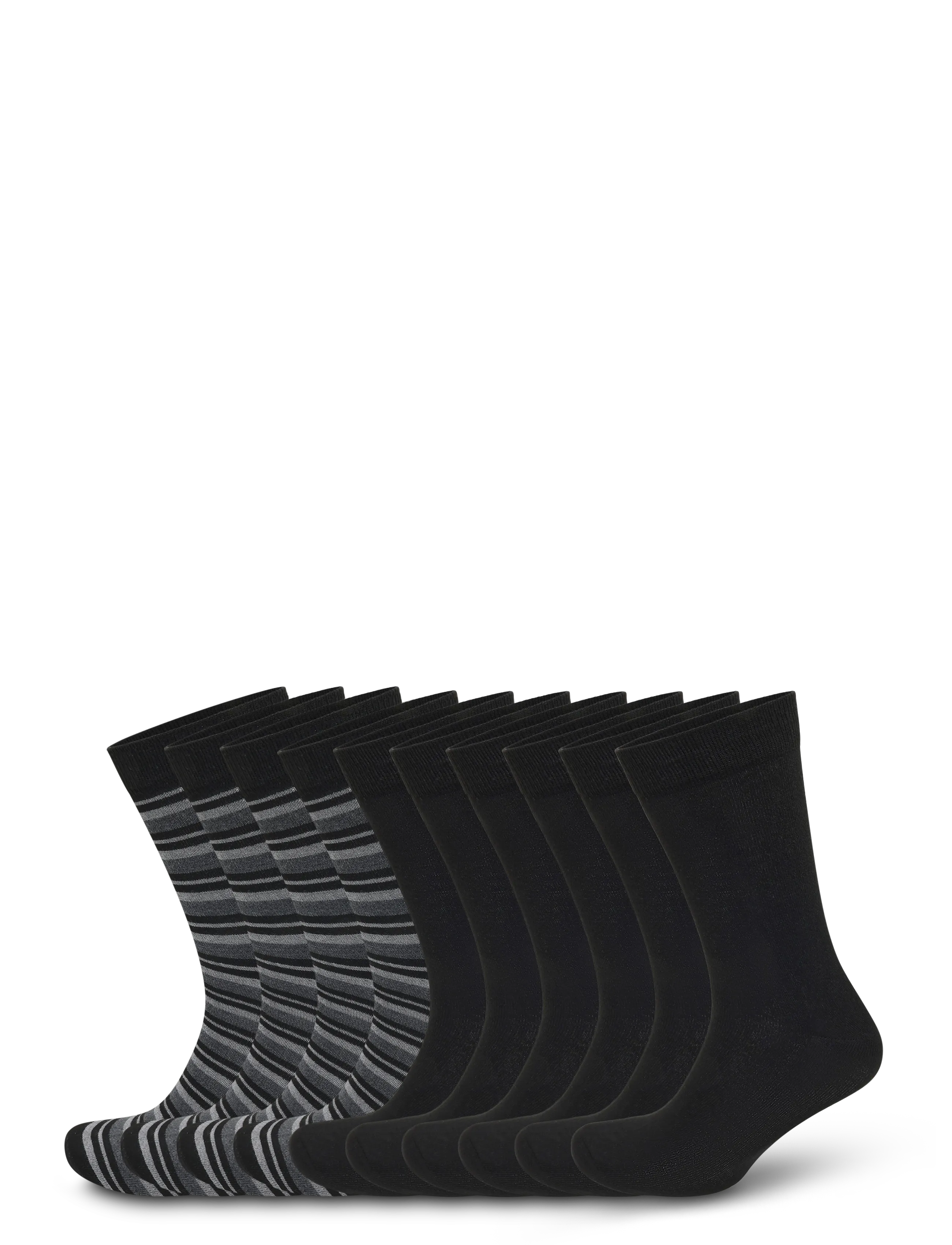 SHINE ORIGINAL Mixed Color 10 Pack Socken Schwarz - 40-47 - Herren