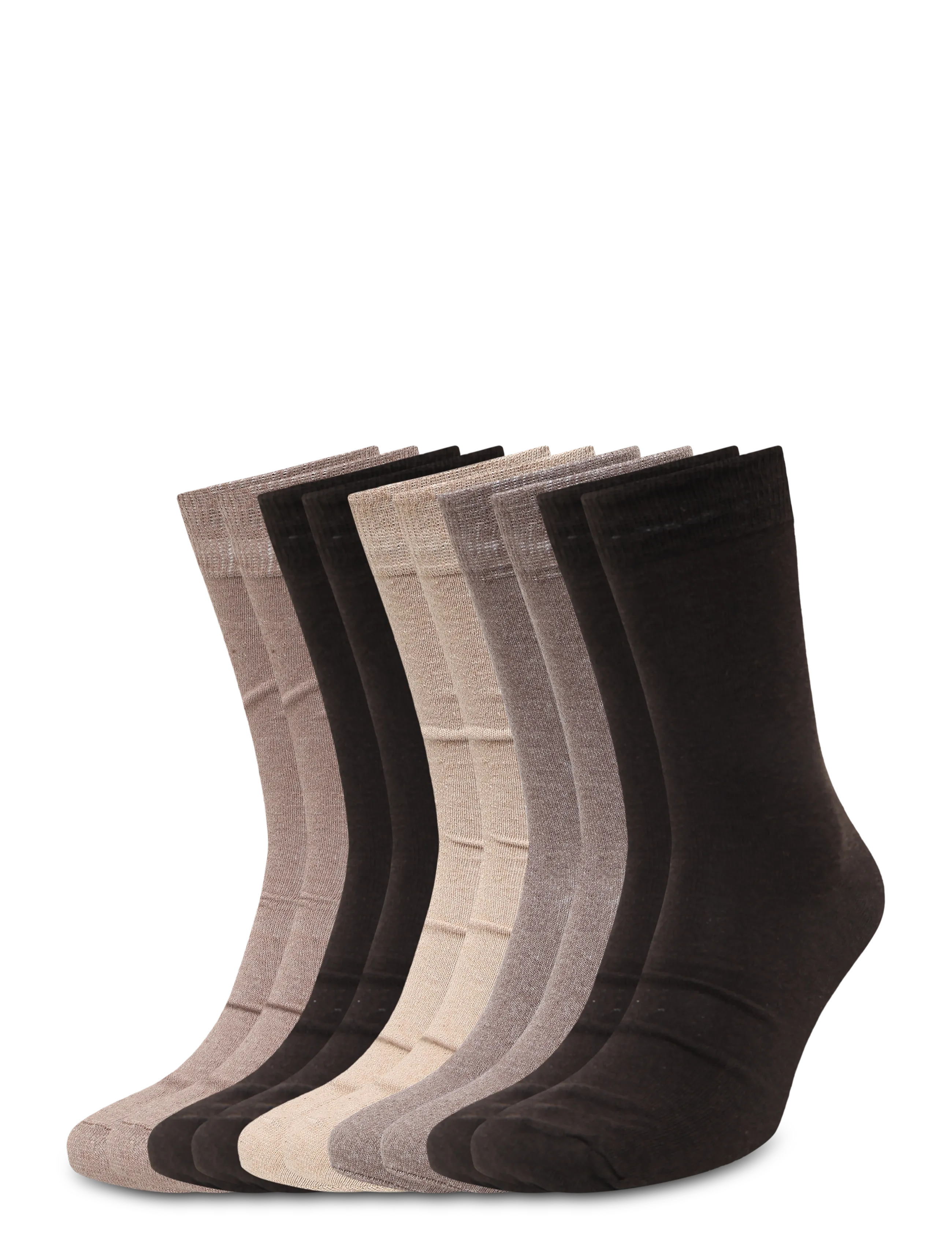 Shine Original Mixed color 10 pack socks - Sokid - BROWN MIX / brown