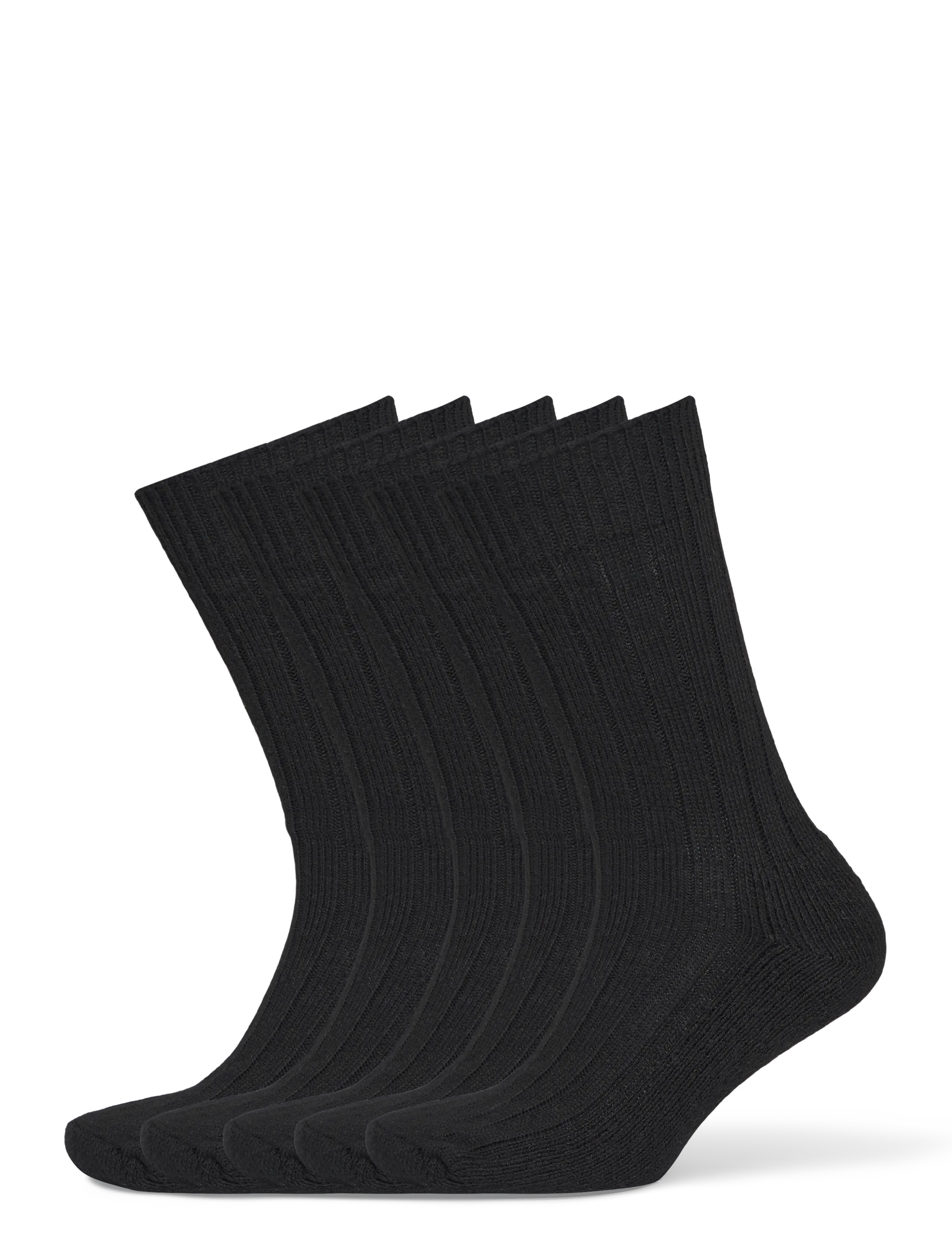 Shine Original Outdoor wool sock 5 pack - Regular socks - BLACK / black