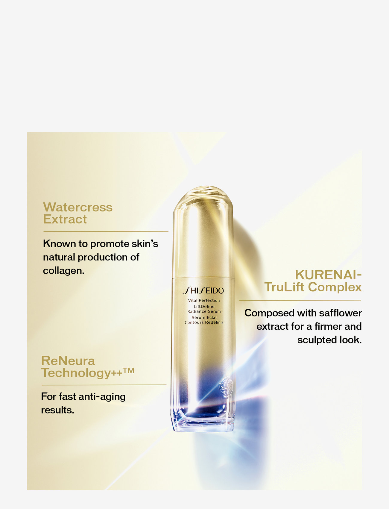 Shiseido - Vital Perfection Liftdefine Radiance Serum - serum & oljor  - no color - 3